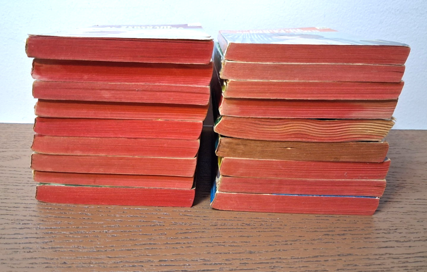 Lot of 18 Vintage Harlequin Romance Books 1960&rsquo;s 1970&rsquo;s Red Page Edges