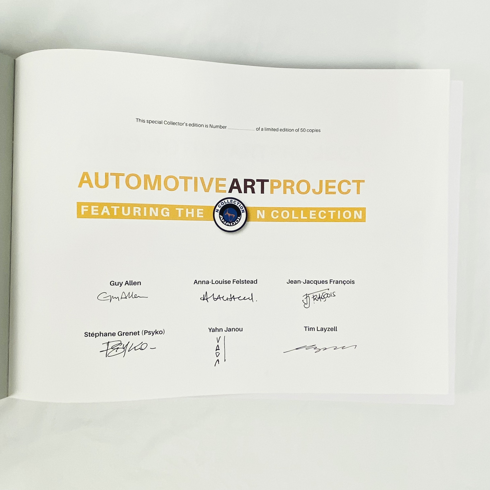 Porter Press Automotive Art Project Fabric Hard Cover Book | Collector&rsquo;s Edition