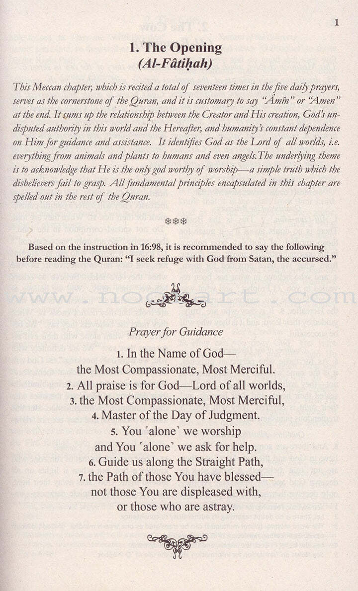 The Clear Quran with Thematic English Translation – Handy Paperback (8.4&Prime; x 5.8)