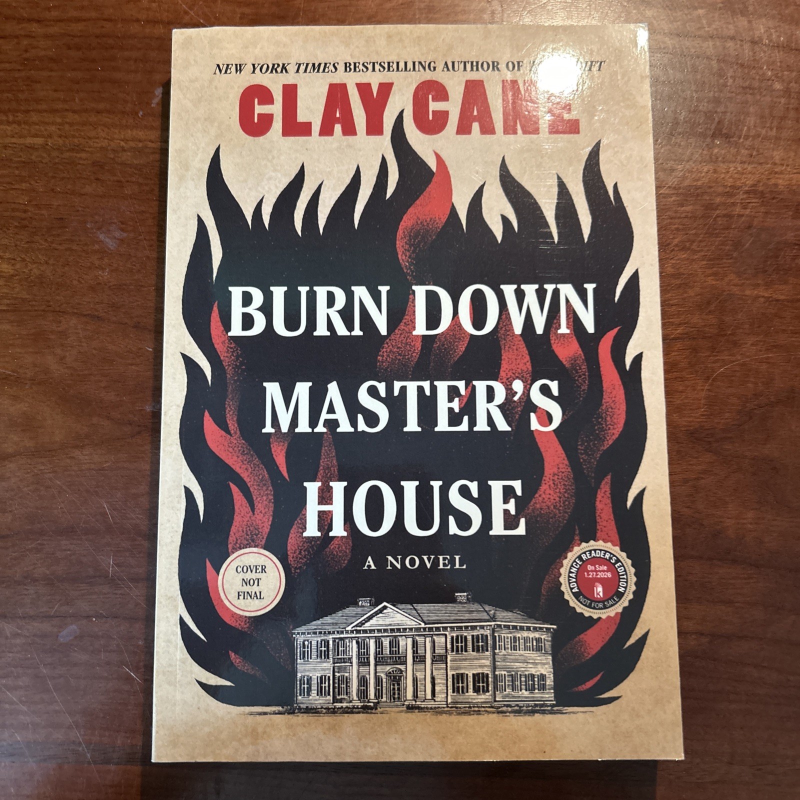 Burn Down Master&rsquo;s House by Clay Cane – Feb. 2026, ARC Copy SIGNED BY AUTHOR