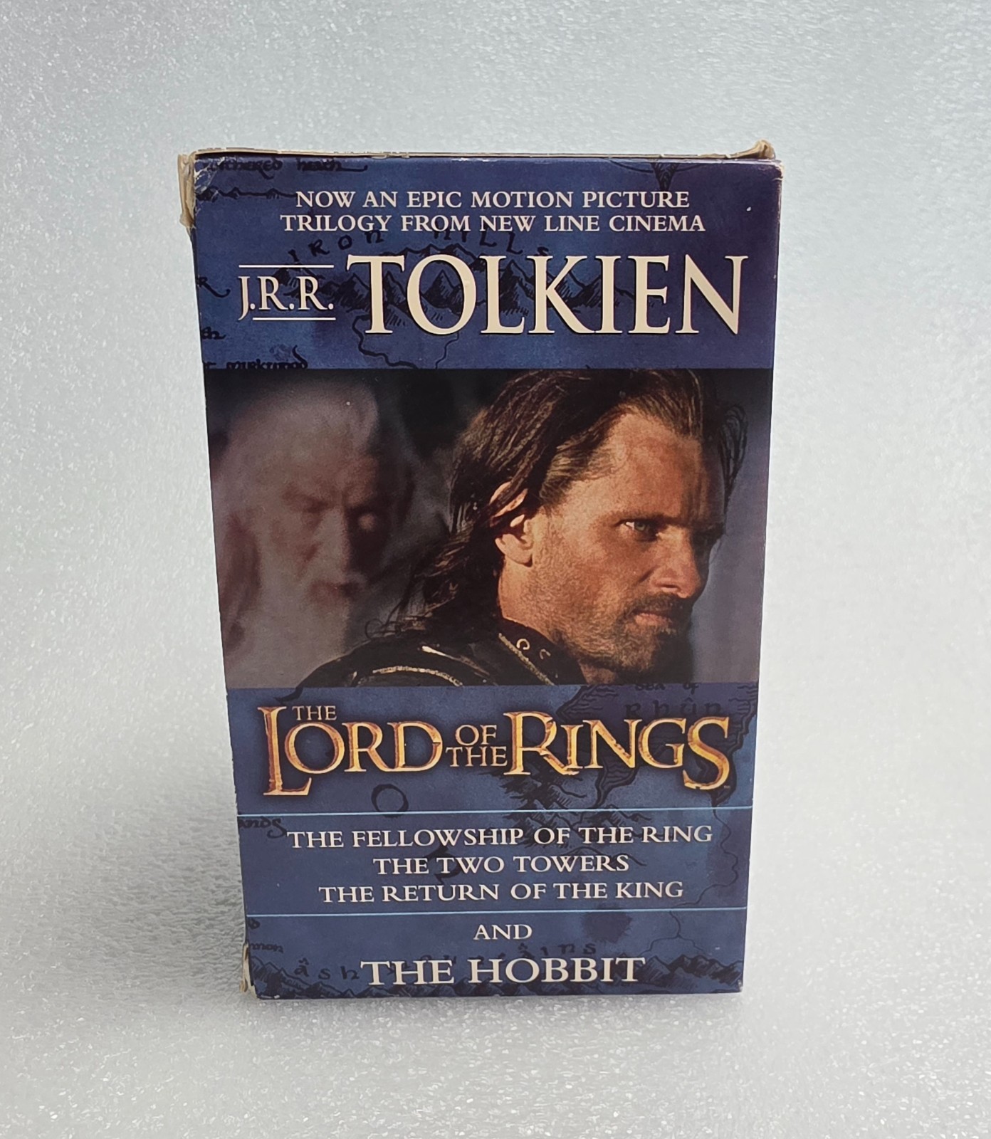 J.R.R. Tolkien Hobbit & Lord of the Rings 4 Book Box Set Del Rey Paperback LOTR