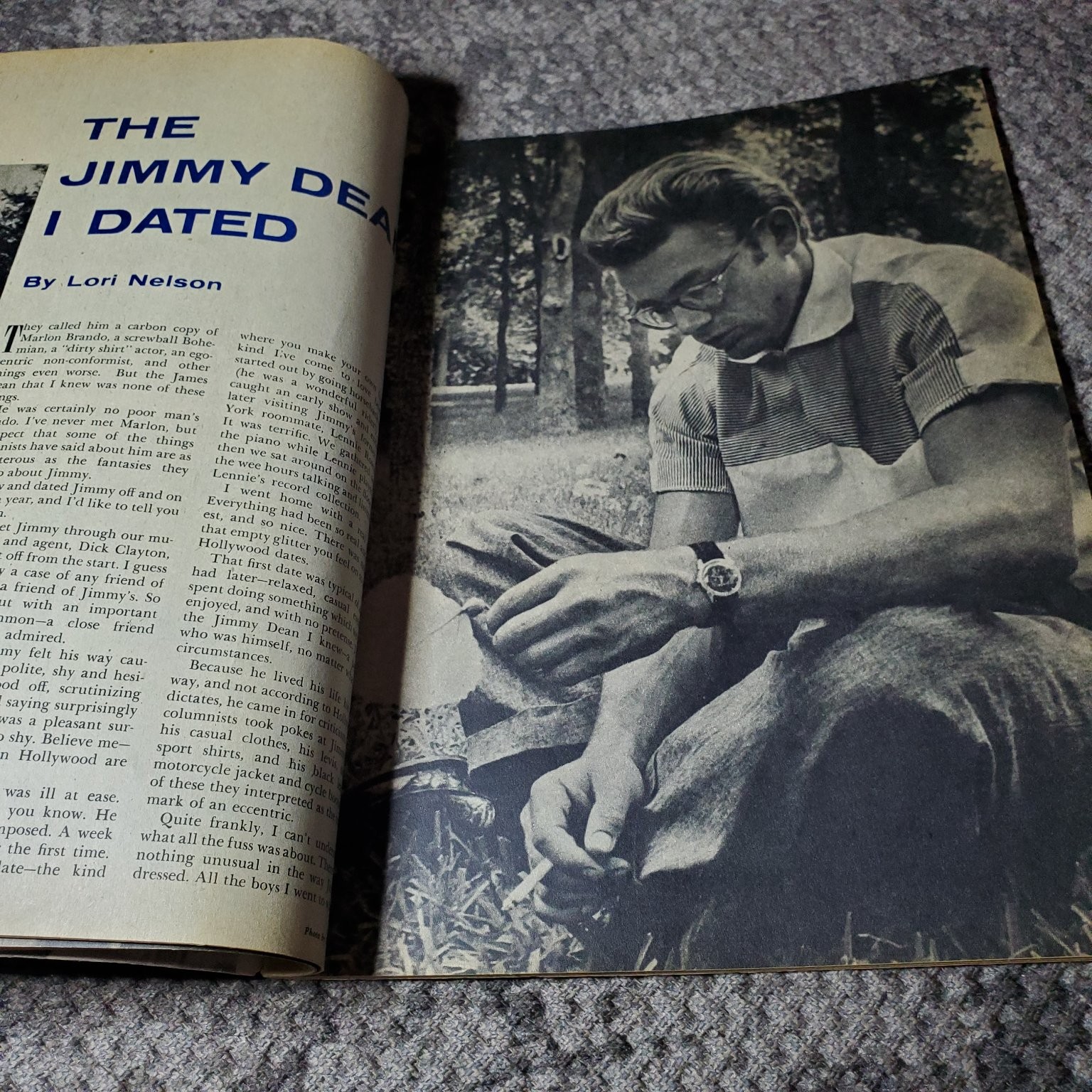 The Real James Dean Story 1958 Vol 1 No 1 Vintage Hollywood Biography + Photos
