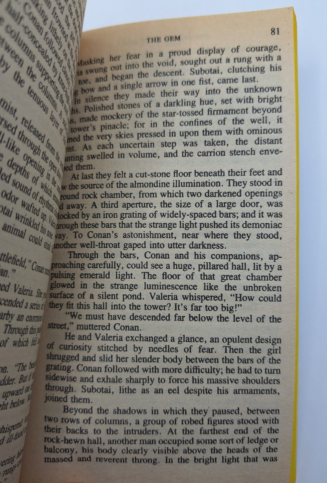 CONAN THE BARBARIAN Movie Novel Bantam 1982 1st Printing Paperback VGC
