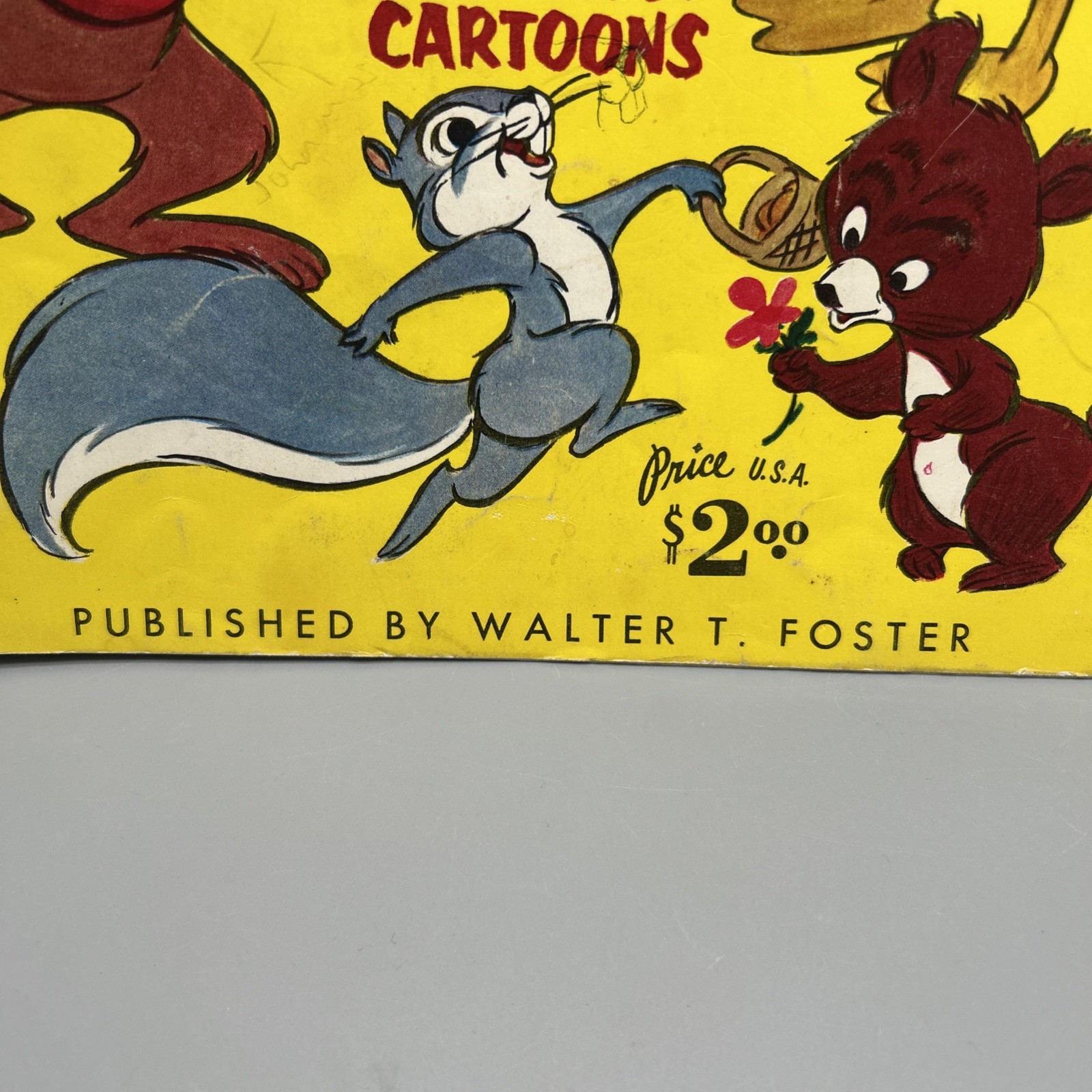 ANIMATION by Preston Blair Art Instruction Book in Walter Foster Series 1950&rsquo;s