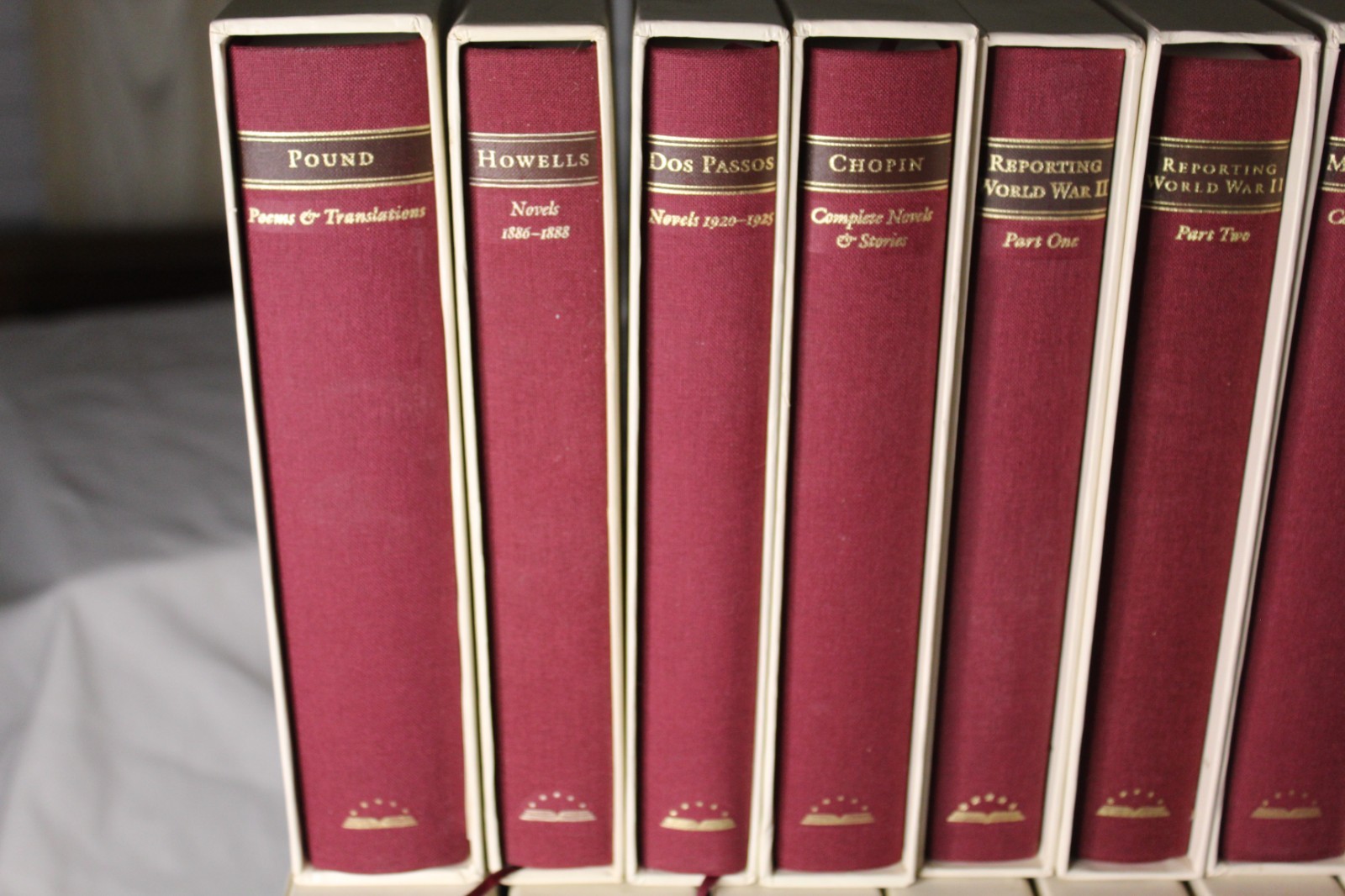 30 Volumes The Library of America Literary Classics Hardcover with Slipcases
