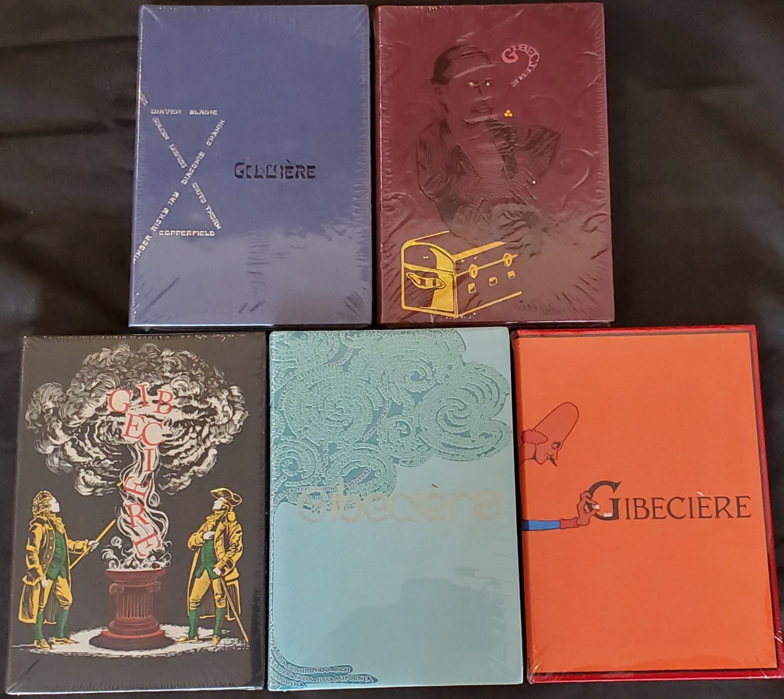 5 Most Recent Gibeciere Journals, 37-41. Brand New in Publisher&rsquo;s Shrinkwrap