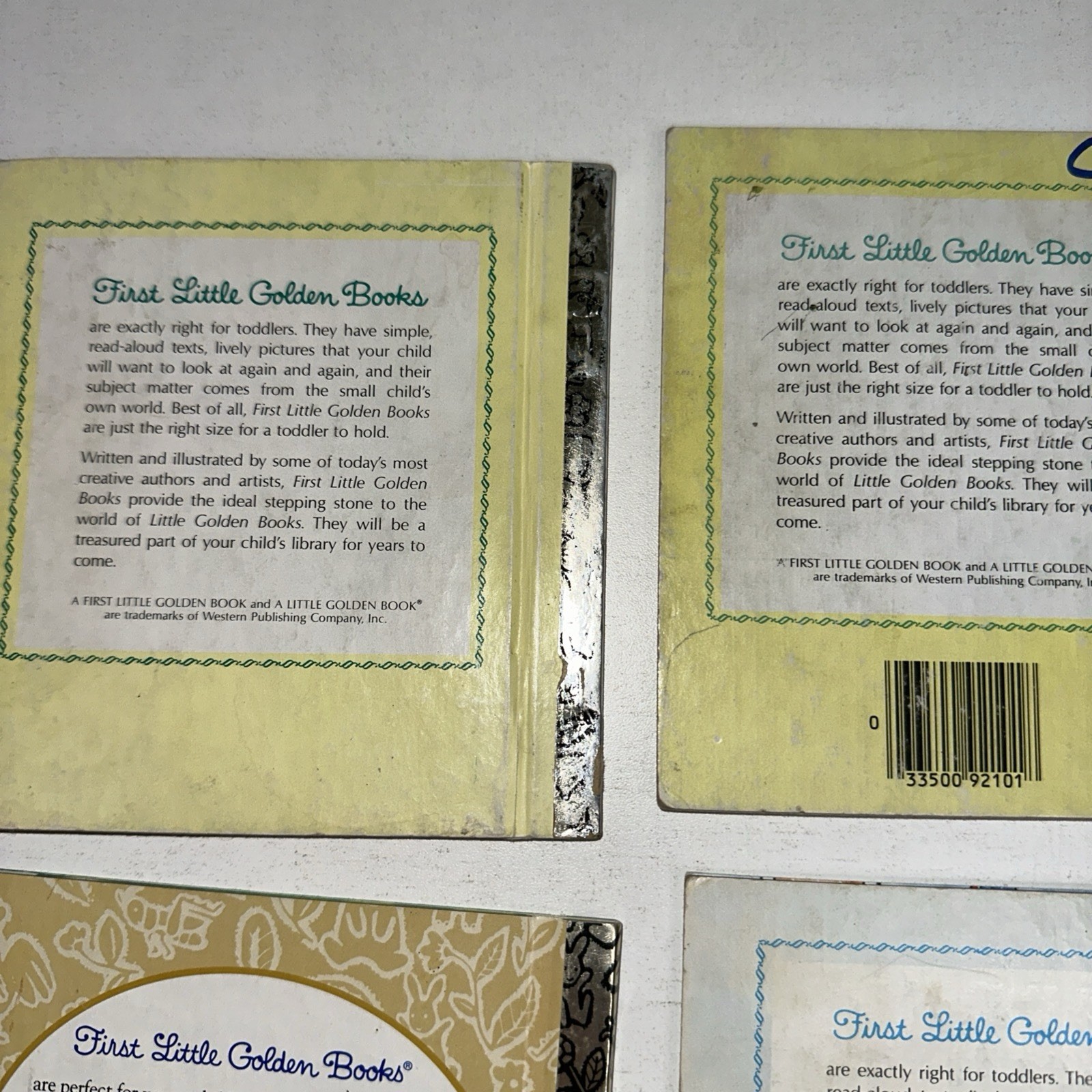 Vintage 1980s & 90’s A First Little Golden Books Mini HC Toddlers Lot Of 8