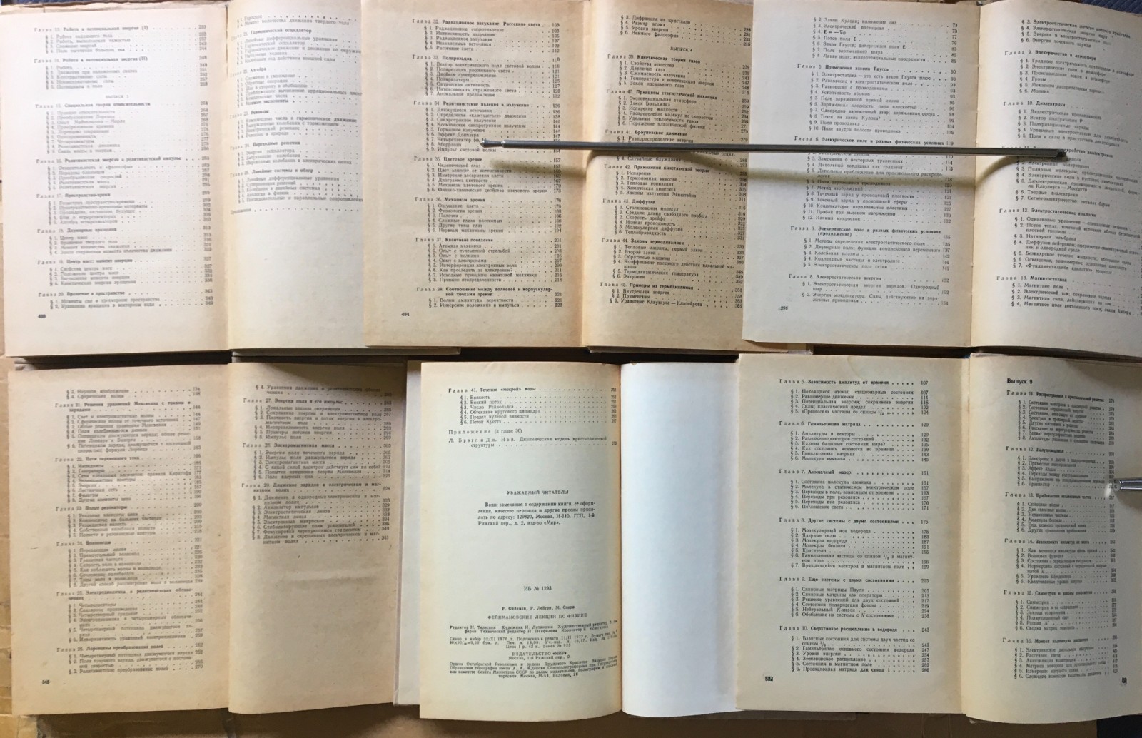 Фейнмановские лекции по физике Фейнман 9 книг Feynman Lectures on Physics HC