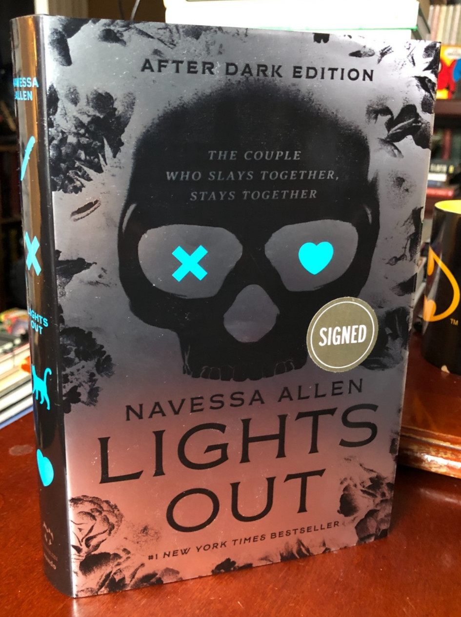« Lights Out » by Navessa Allen – After Dark Edition – Signed HC 1st 2024-25