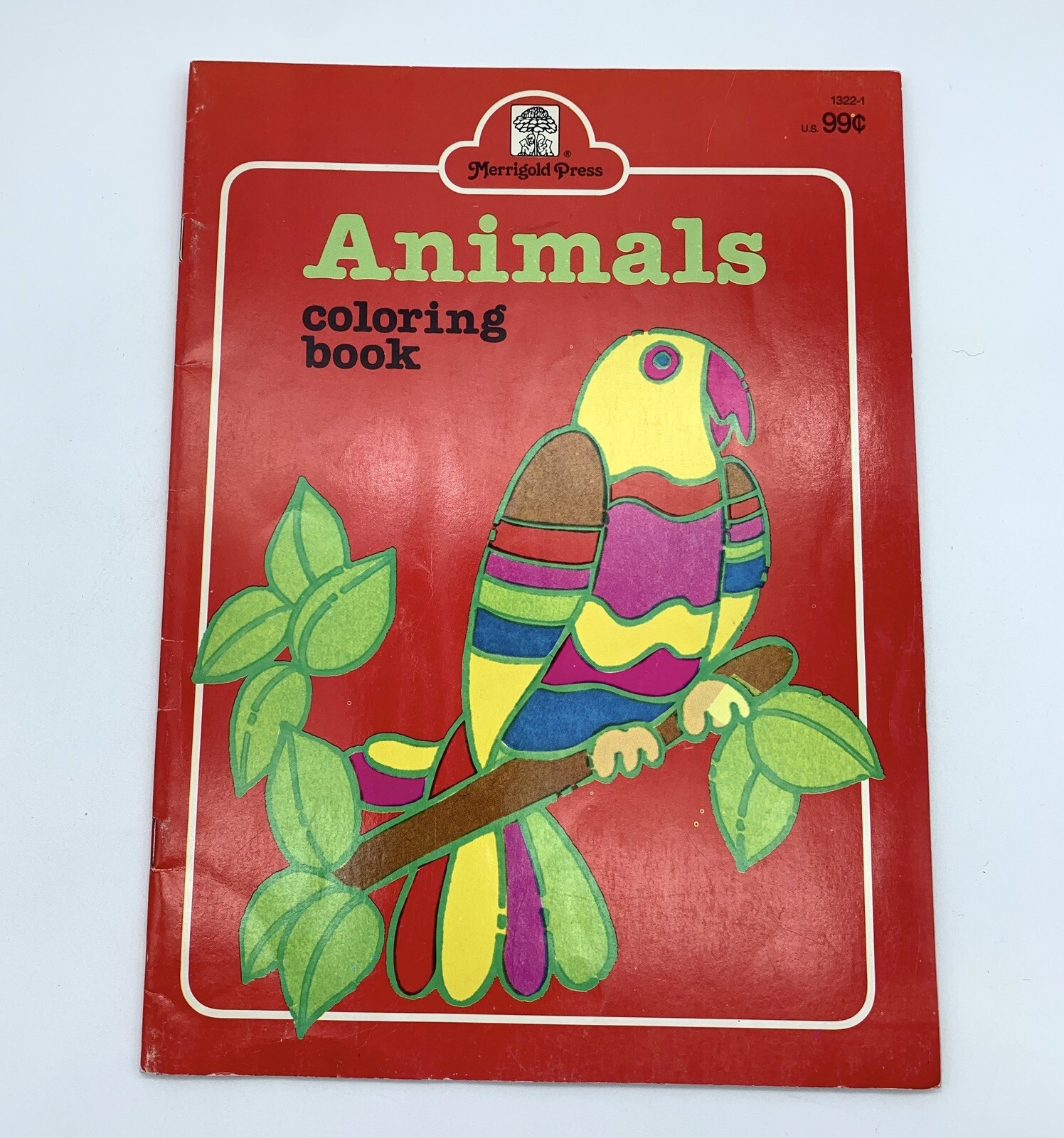 Vintage Coloring Books Lot 1980&rsquo;s & 1990s Sesame Street Santa Animals NOS & USED