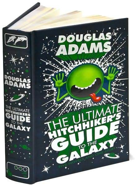 THE ULTIMATE HITCHHIKER&rsquo;S GUIDE TO THE GALAXY Douglas Adams Leather Bound SEALED