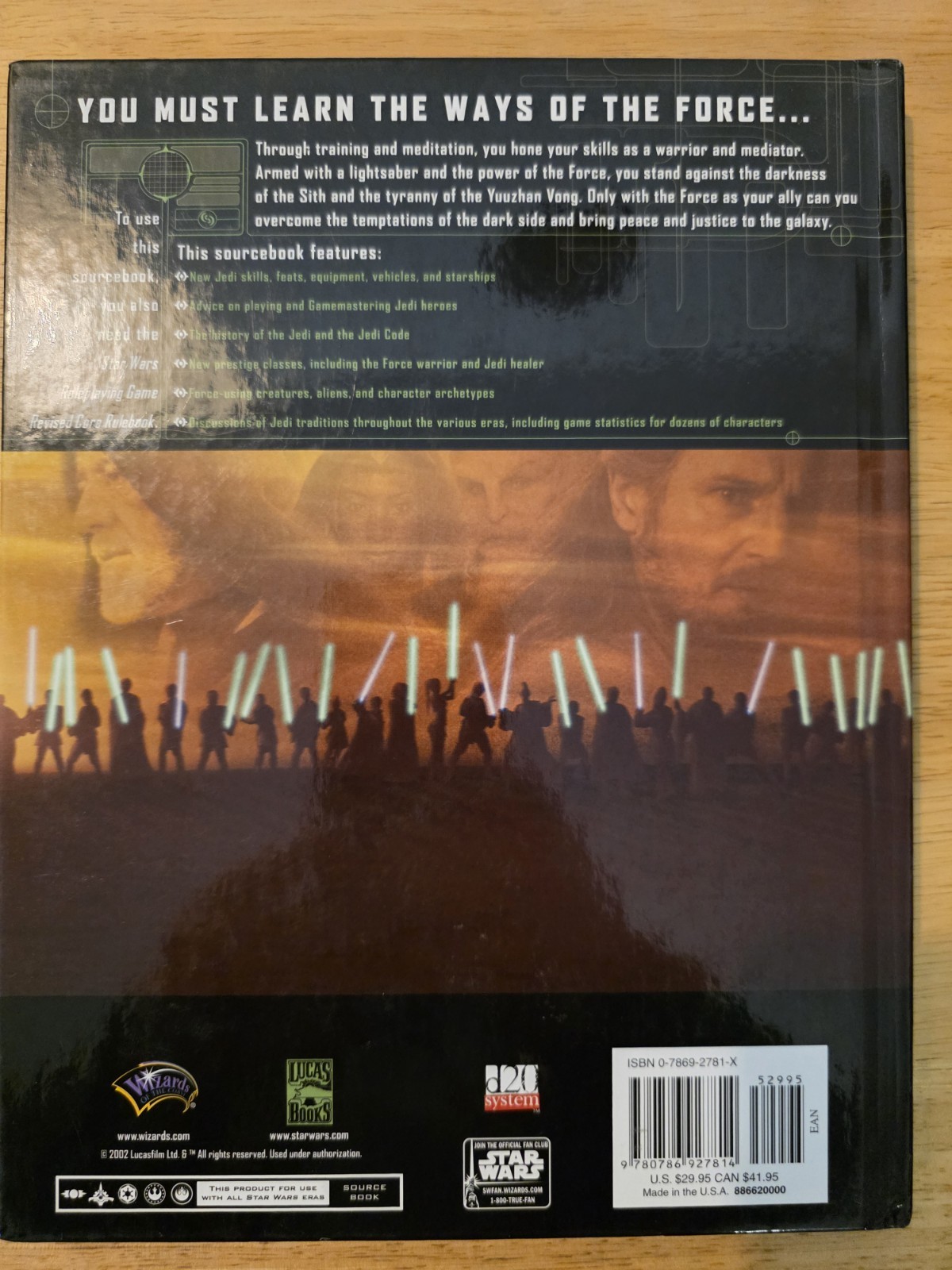 Power of the Jedi Sourcebook (Star Wars Roleplaying Game Wizards Of The Coast)