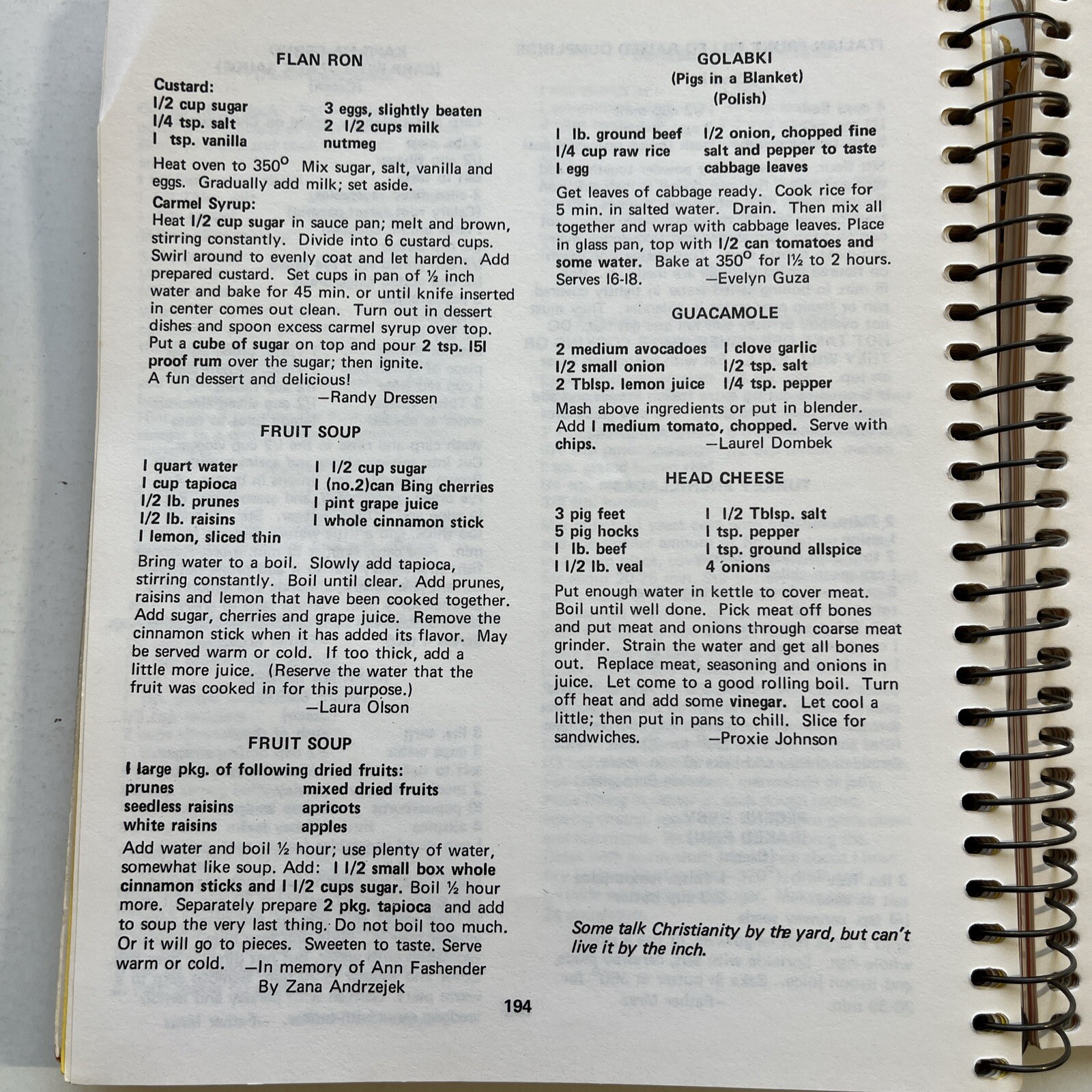 Ivanhoe MN Minnesota cookbook ethnic Czech Kolache Polish pierogi German Stollen