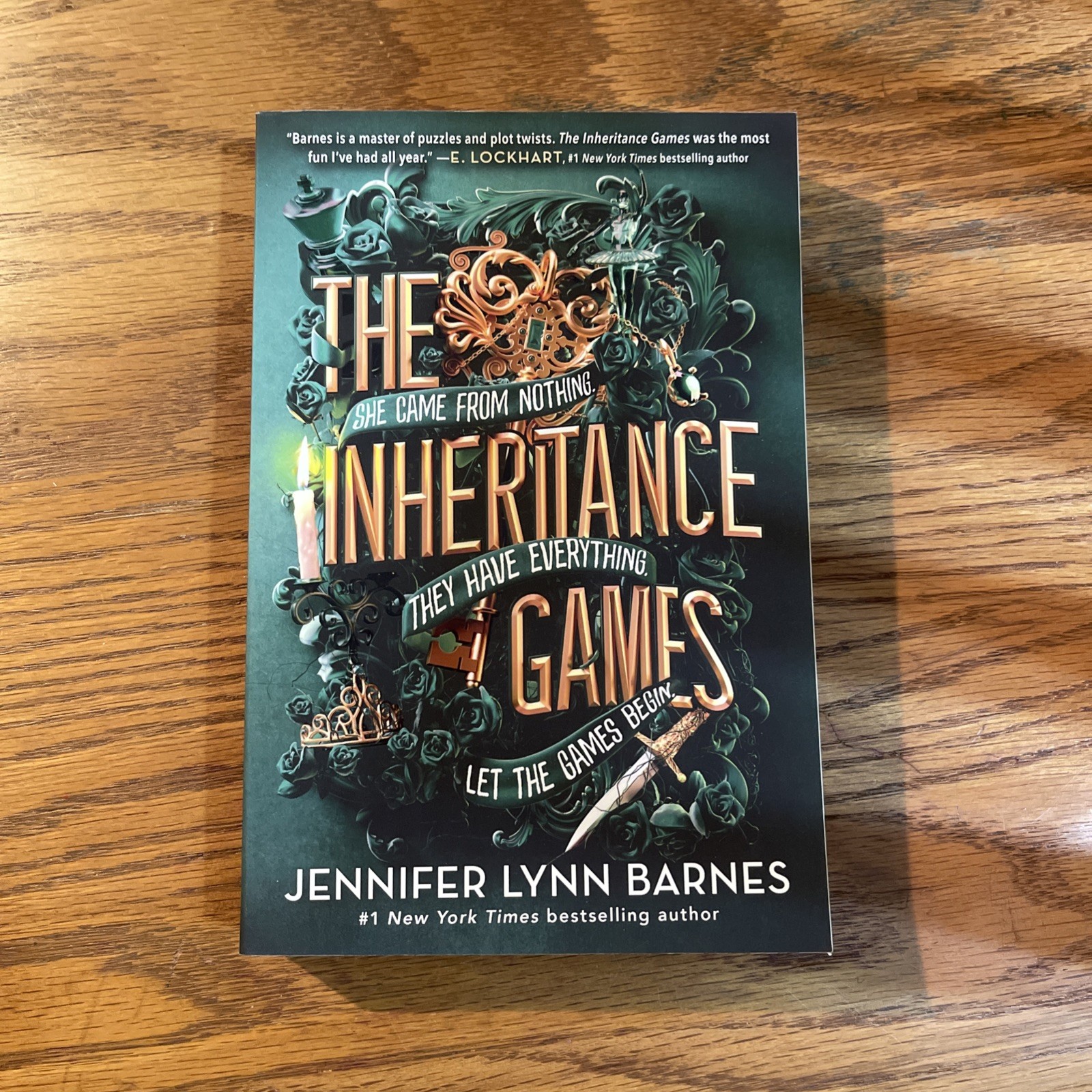 Inheritance Games by Jennifer Lynn Barnes (2021, Trade Paperback)