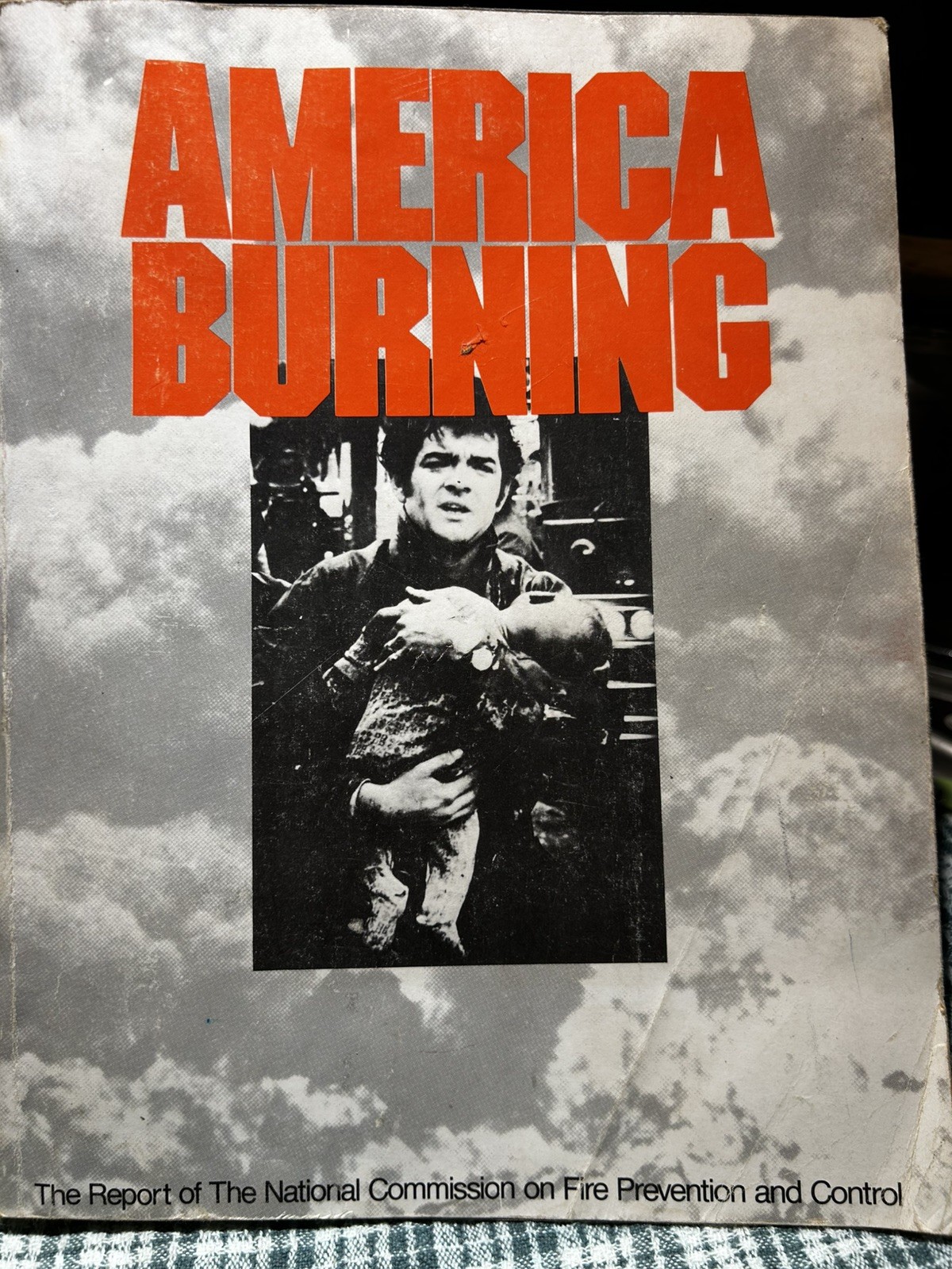 America Burning ~Fire Prevention And Control. USED. Read Full Description Please