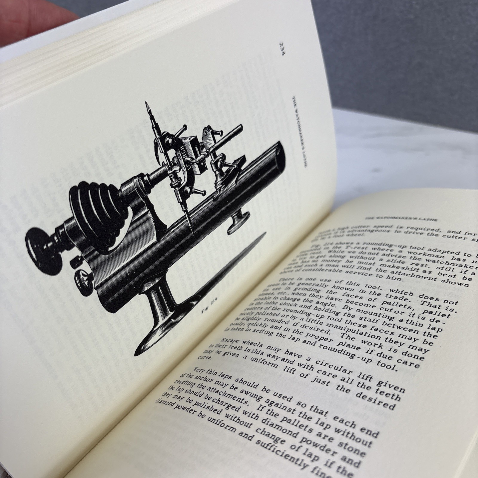 The Watchmakers&rsquo; Lathe by Ward Goodrich Watch Repair Book HB 1999