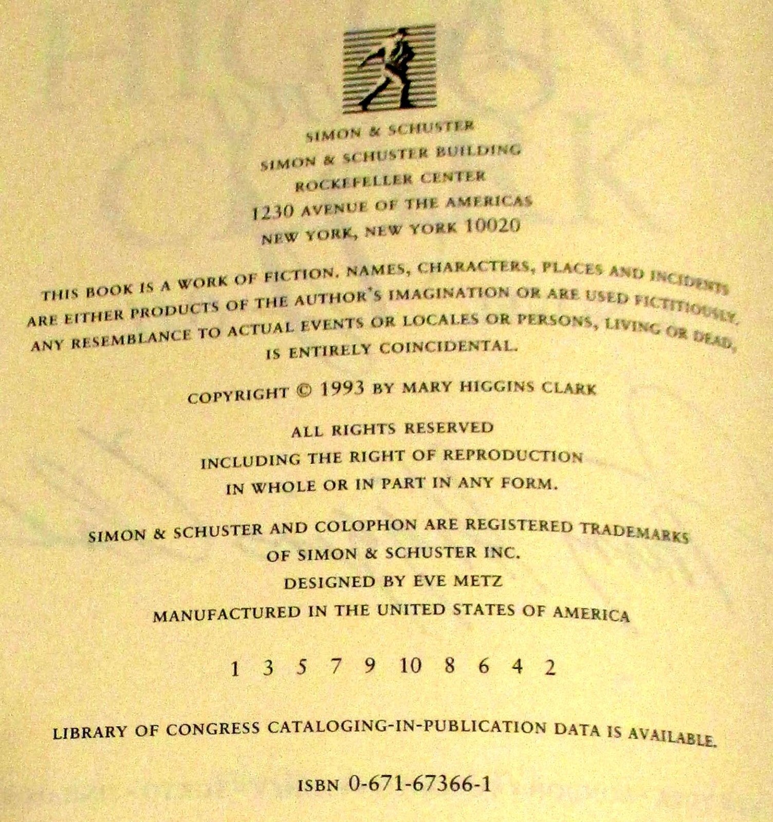 1993 I&rsquo;ll Be Seeing You » SIGNED COPY by Mary Higgins Clark H/C D/J 317 Pages