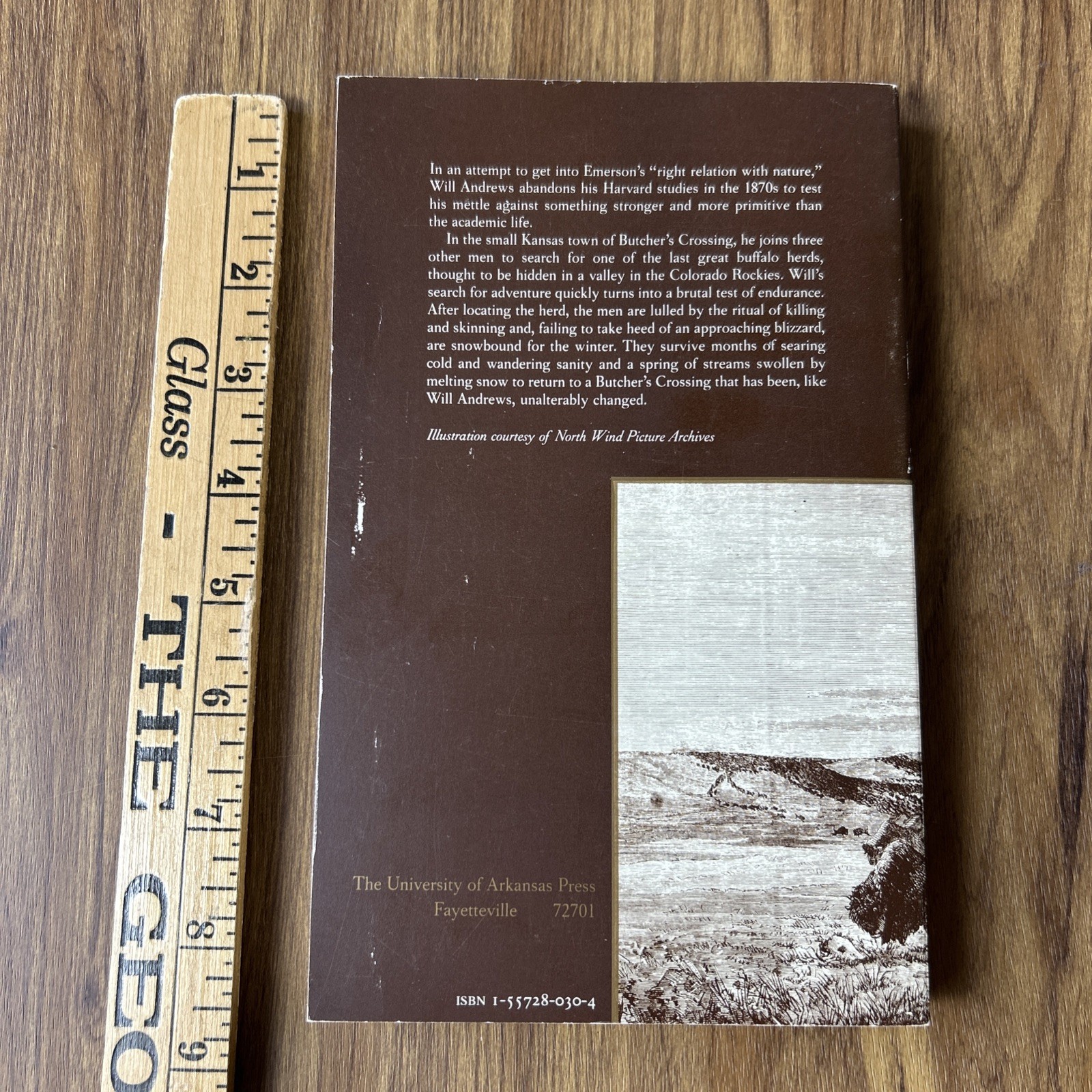 Butcher&rsquo;s Crossing John Williams University of Arkansas 1988 Reprint Paperback