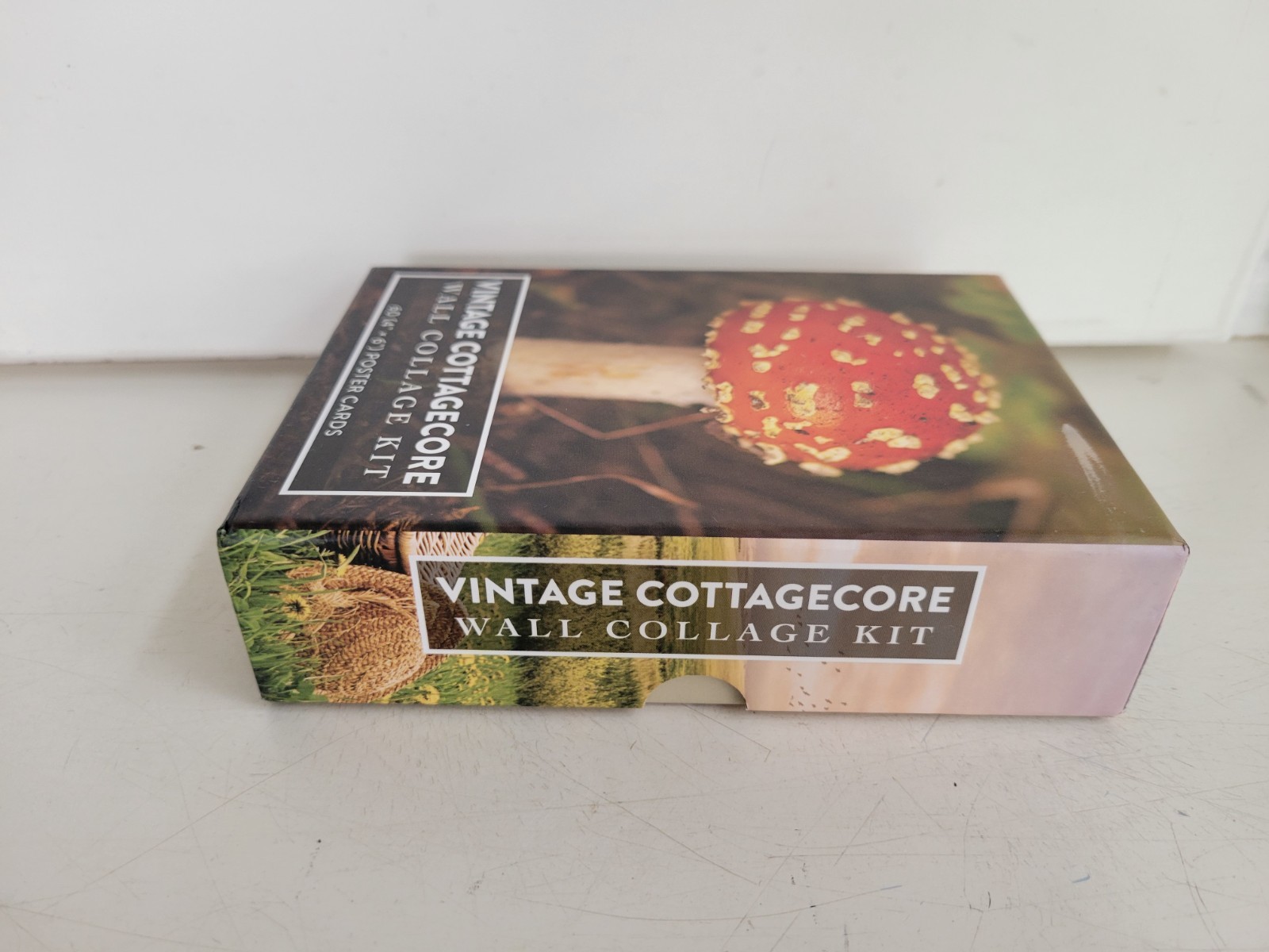Vintage Cottagecore Wall Collage Kit: 60 (4&Prime; x 6&Prime;) Poster Cards by Adams Media