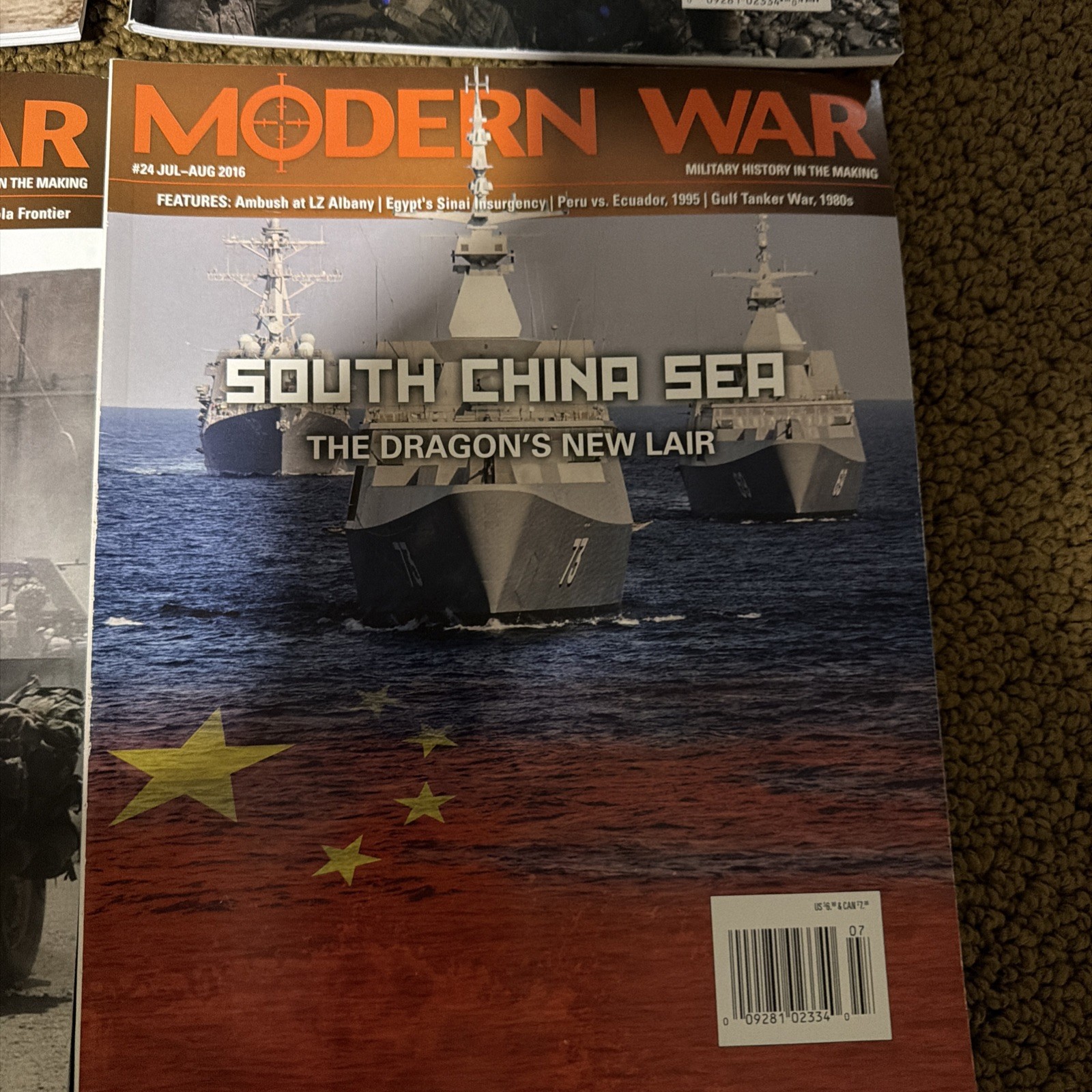 MODERN WAR MAGAZINEs 19-24 ONLY MAGAZINE NO GAMES.