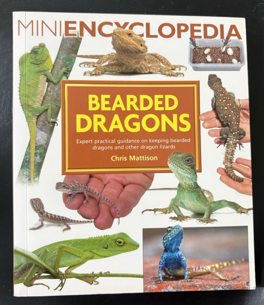 Barron&rsquo;s Mini Encyclopedia Bearded Dragons Chris Mattison Paperback 2011 Illus