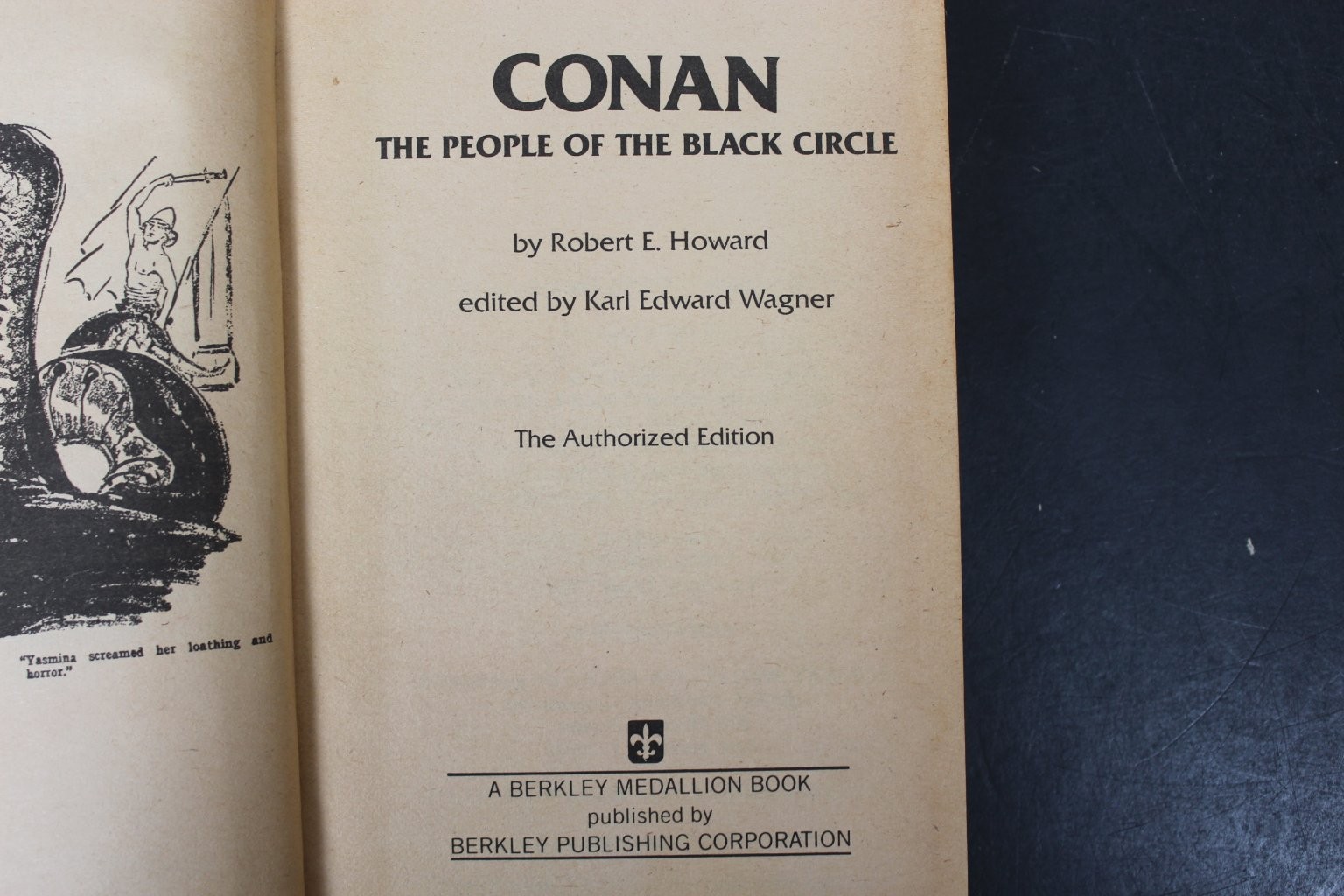 Conan The People of the Black Circle Robert E. Howard 1977 Authorized Edition PB