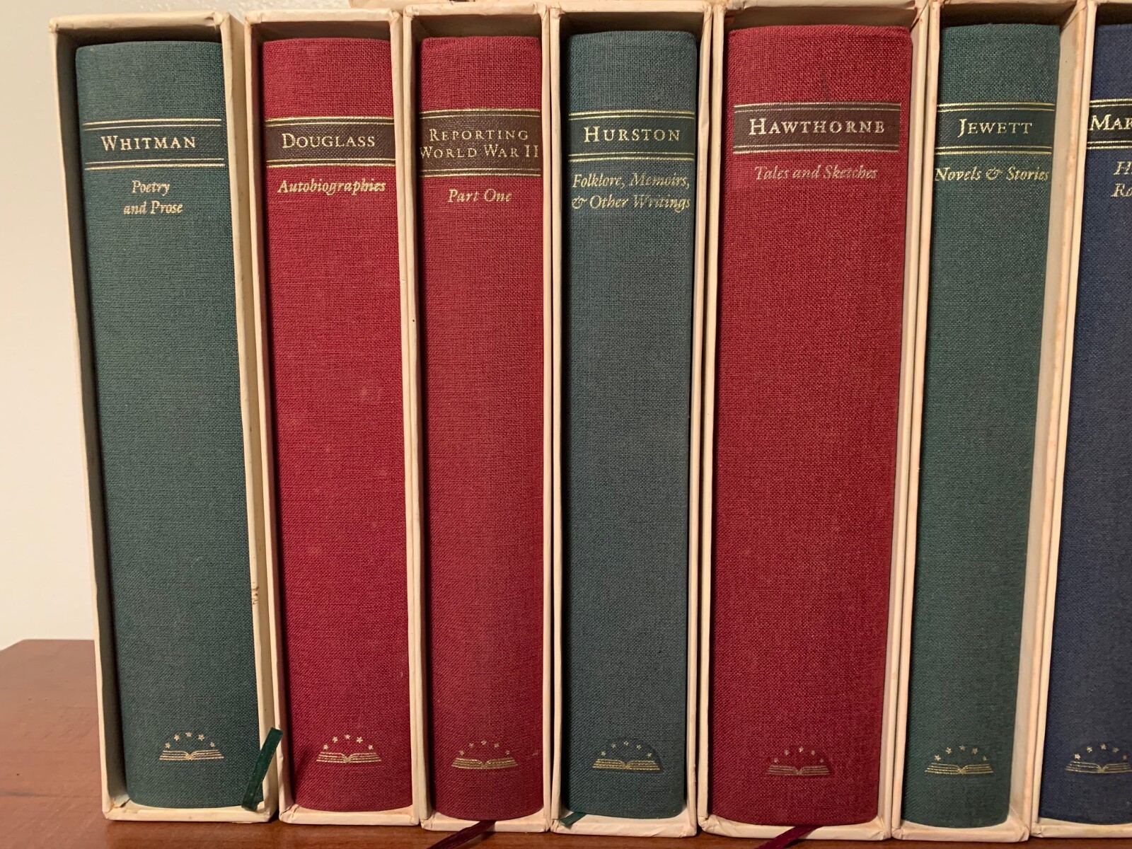 The Library Of America Books Slipcovers Lot Of 17 Mixed Authors Classics History
