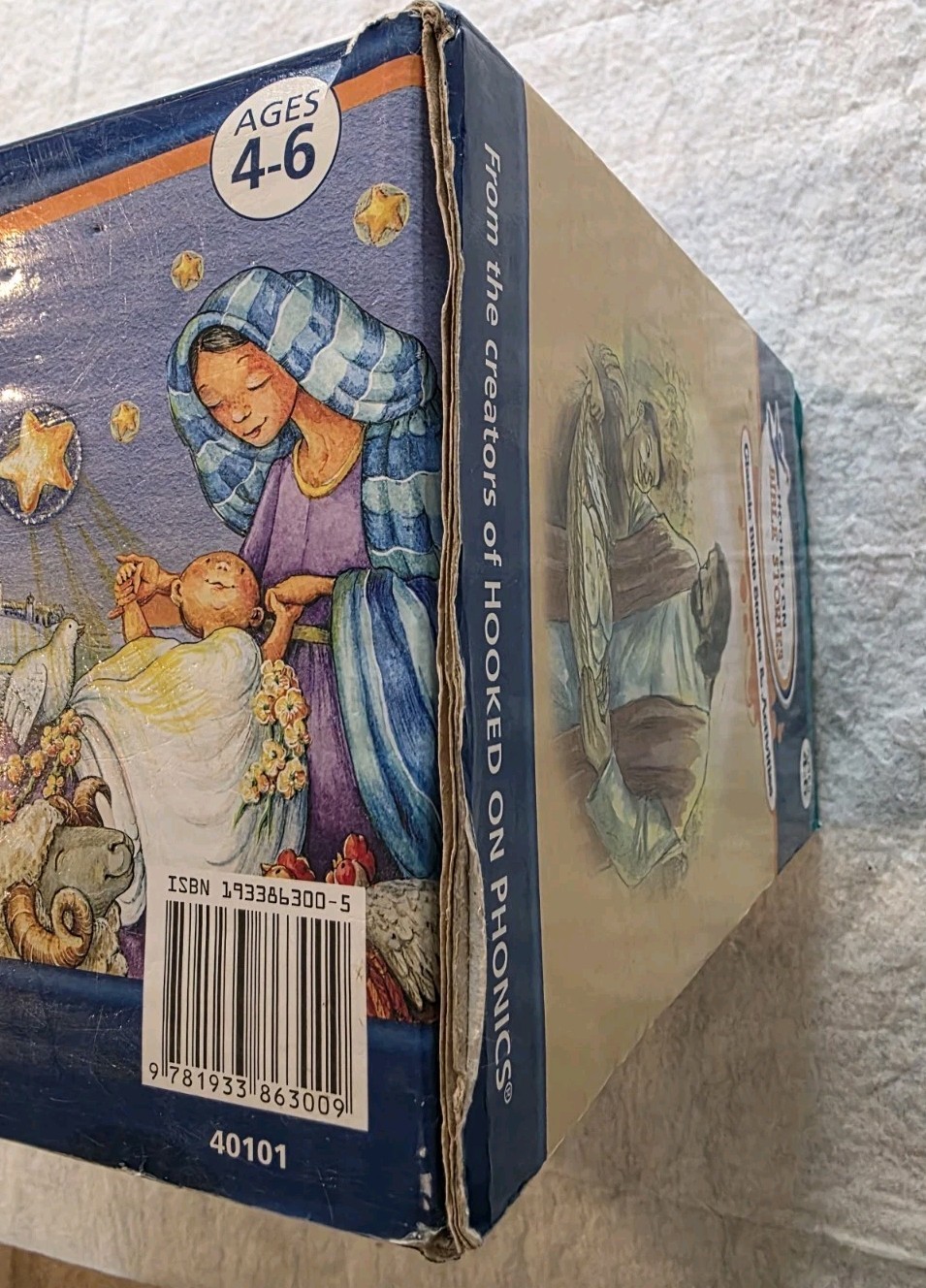 Hooked on Bible Stories:Classic Bible Stories & Activities:Ages 4-6 New Open Box