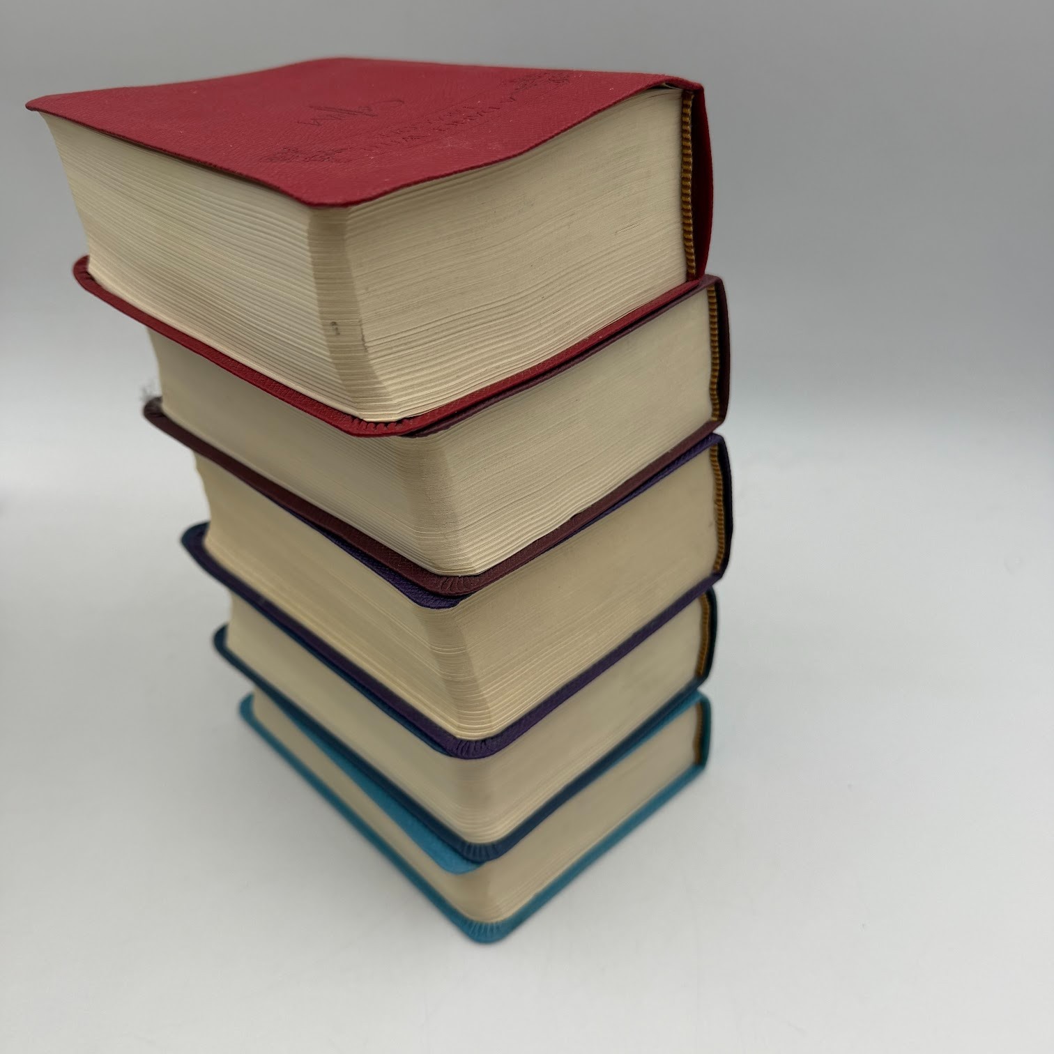 George R. R. Martin&rsquo;s a Game of Thrones Leather-Cloth Vol. 1-5 Set With Slipcase