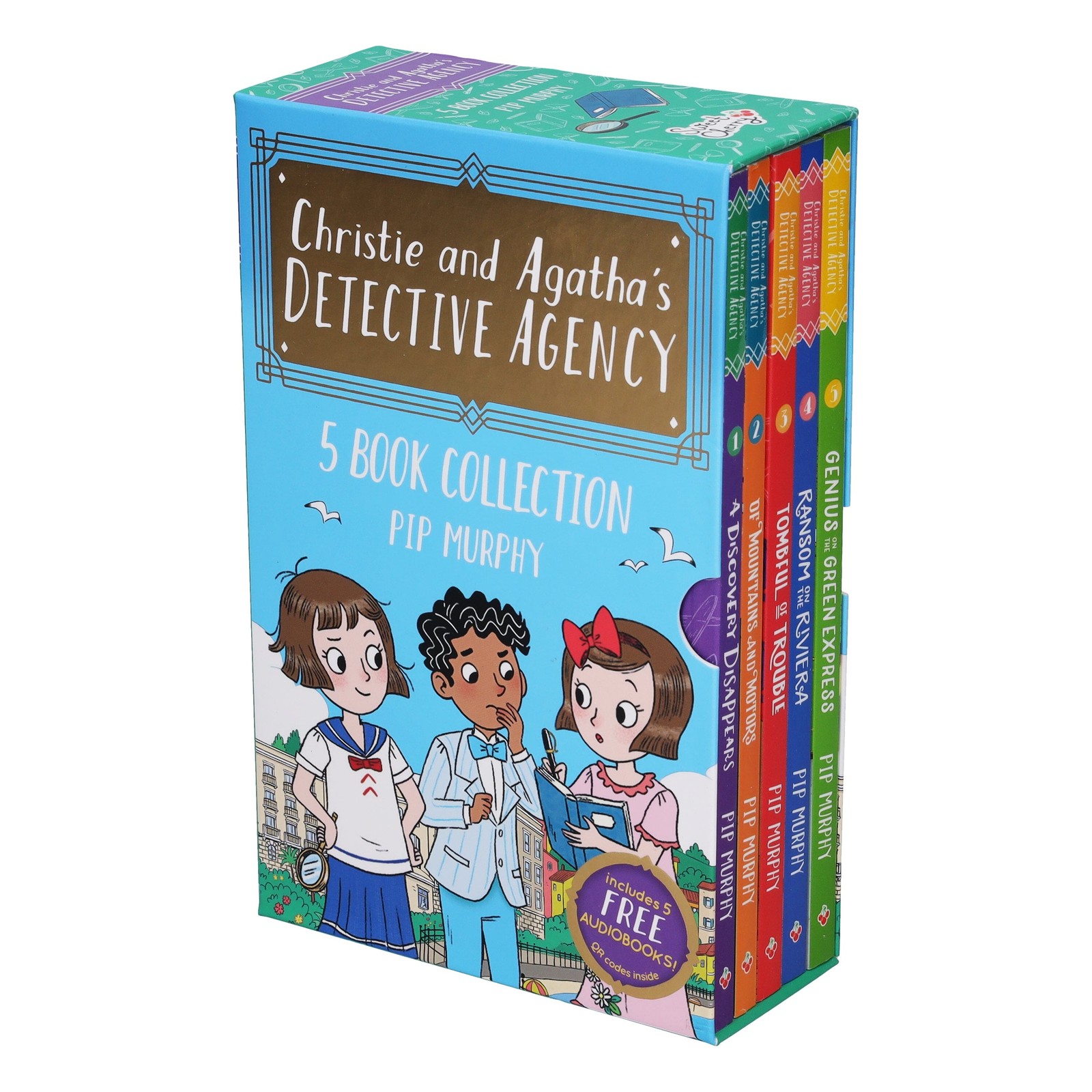 Christie and Agatha&rsquo;s Detective Agency 5 Books Collection Box Set -Ages 7-9 – PB