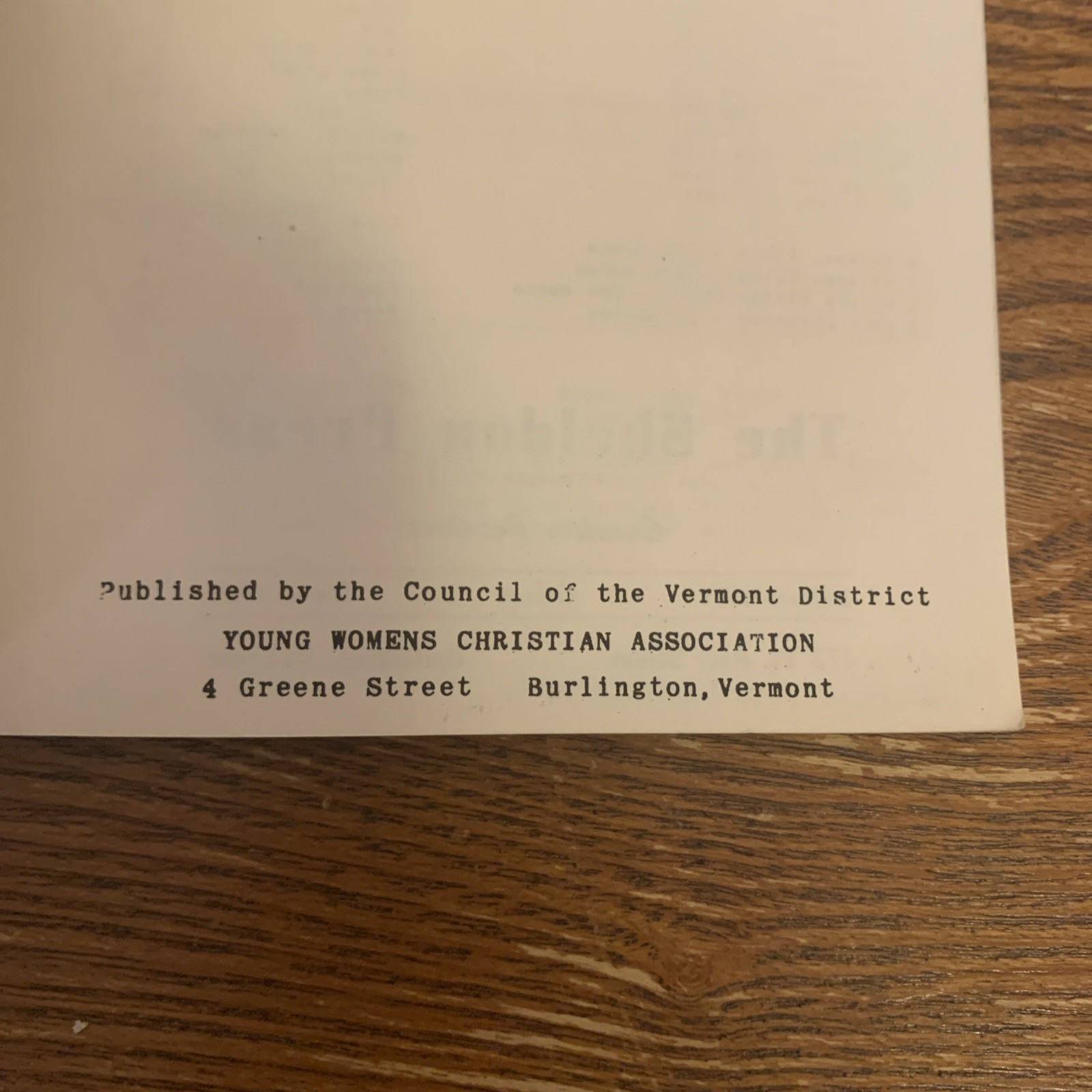 YWCA Vermont Overseas Wives Vintage INTL RECIPES Cookbook 1950&rsquo;s? 26 pages #E1