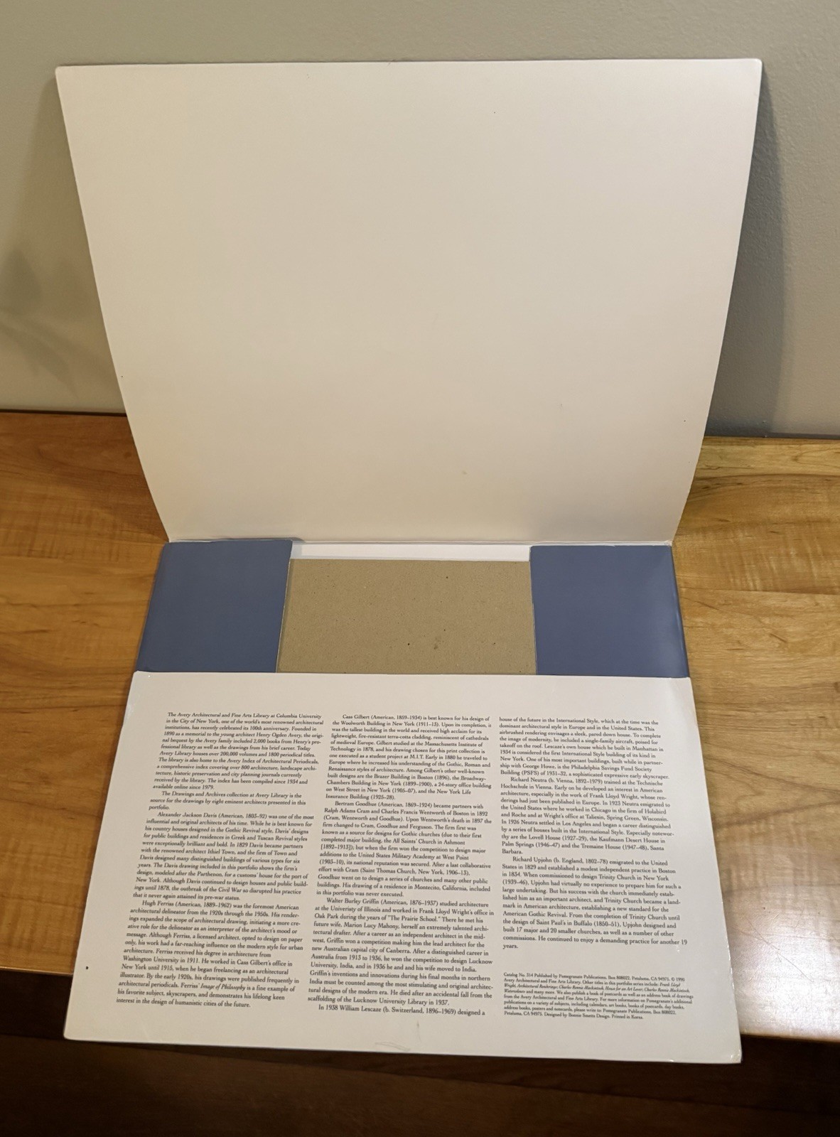 The Art of Architecture Print Portfolio | 8 prints 13&Prime; x 15&Prime; | Avery Library