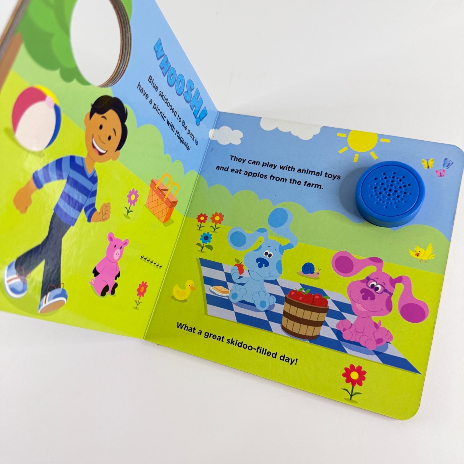 Nickelodeon Blue’s Clues and You! Where to, Blue? book with Sound Button (Board)