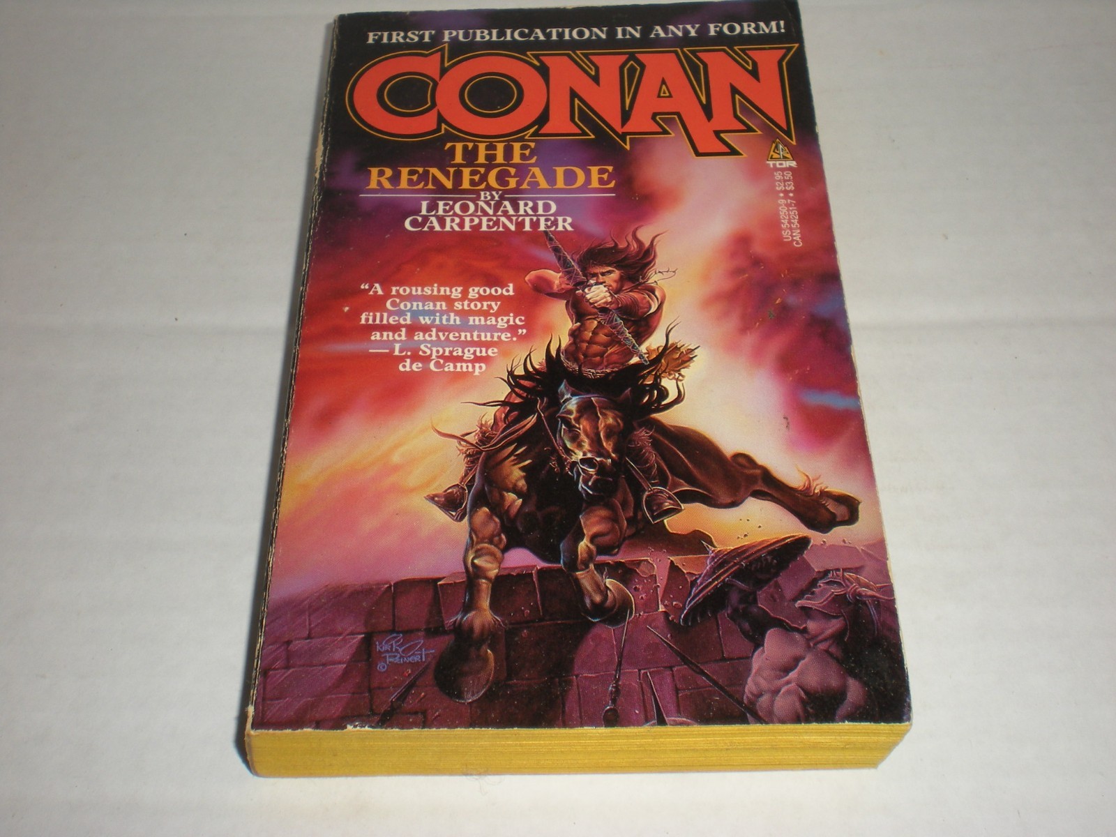 Conan The Renegade by Leonard Carpenter Barbarian Fantasy Paperback 1986 vtg