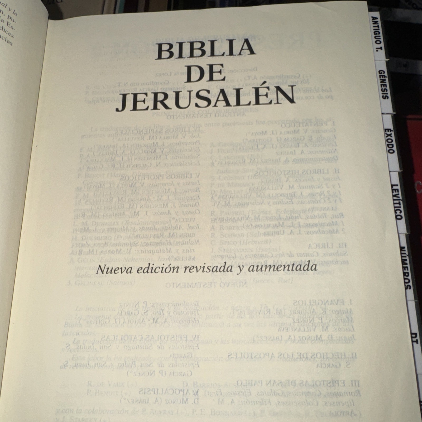Biblia De Jeruzslem Nueva Edición Totalmente Revisada
