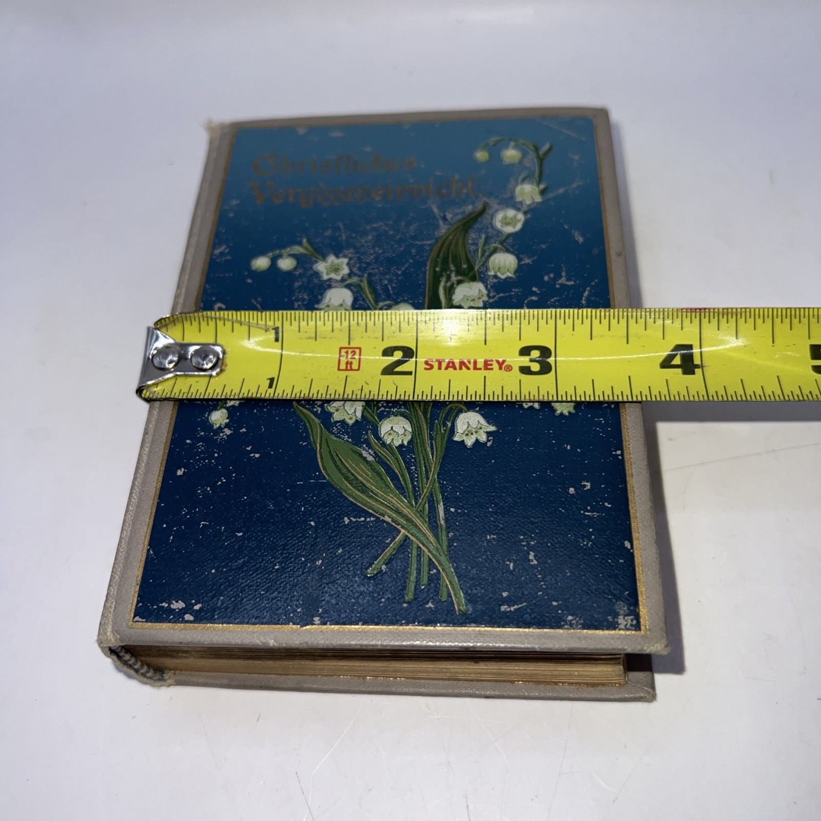Vintage Forget Me Not German Prayer Book « Christliches Vergissmeinnicht »