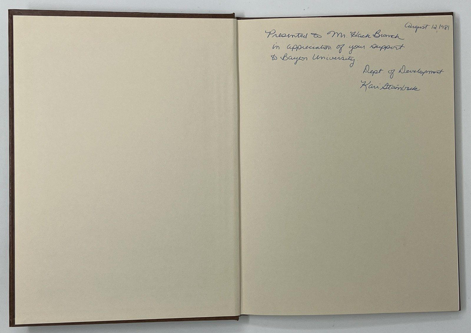 VTG BIOGRAPHY: Abner McCall: One Man&rsquo;s Journey – 1981 1st Ed. HC Baylor Univ.