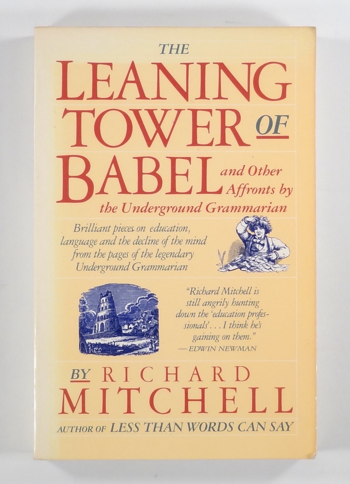 1987 Mitchell LEANING TOWER OF BABEL Affronts by the Underground Grammarian TPB