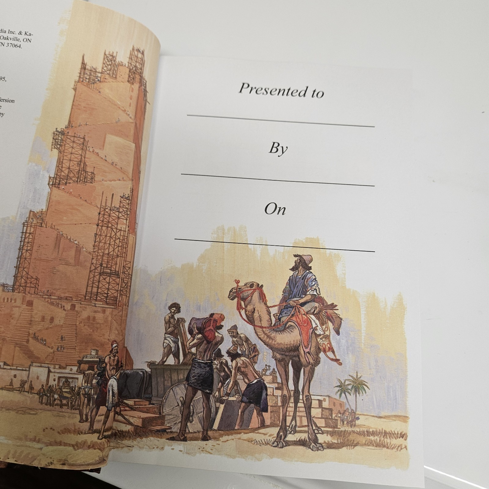 Children&rsquo;s Bible for Kids HMG Press Hardcover Book Holy Word Jesus Christian EUC