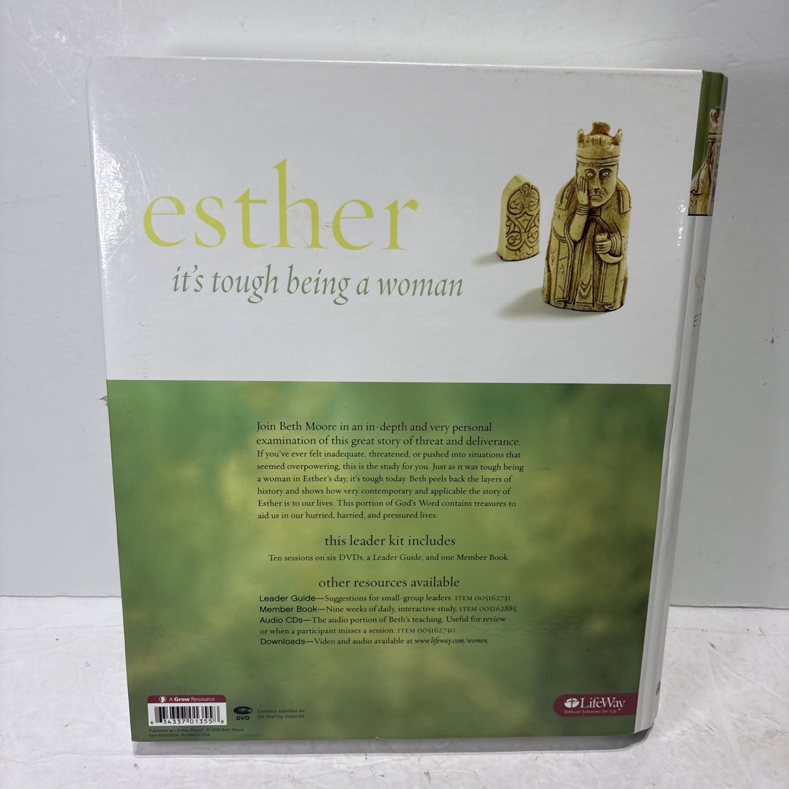 Esther It&rsquo;s Tough Being a Woman 6 DVDs Leader Guide Workbooks Beth Moore LifeWay
