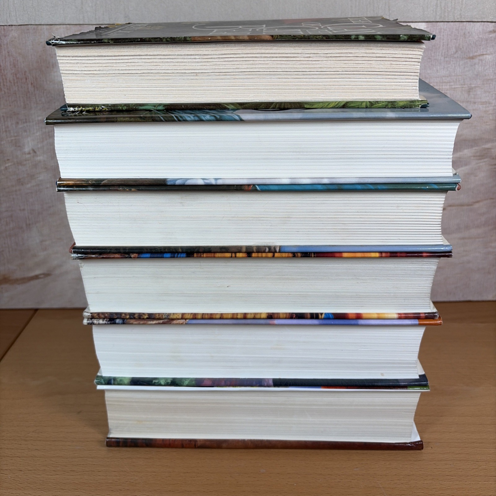 Complete Set Series Lot of 6 Earth&rsquo;s Children Books by Jean Auel HARDCOVER