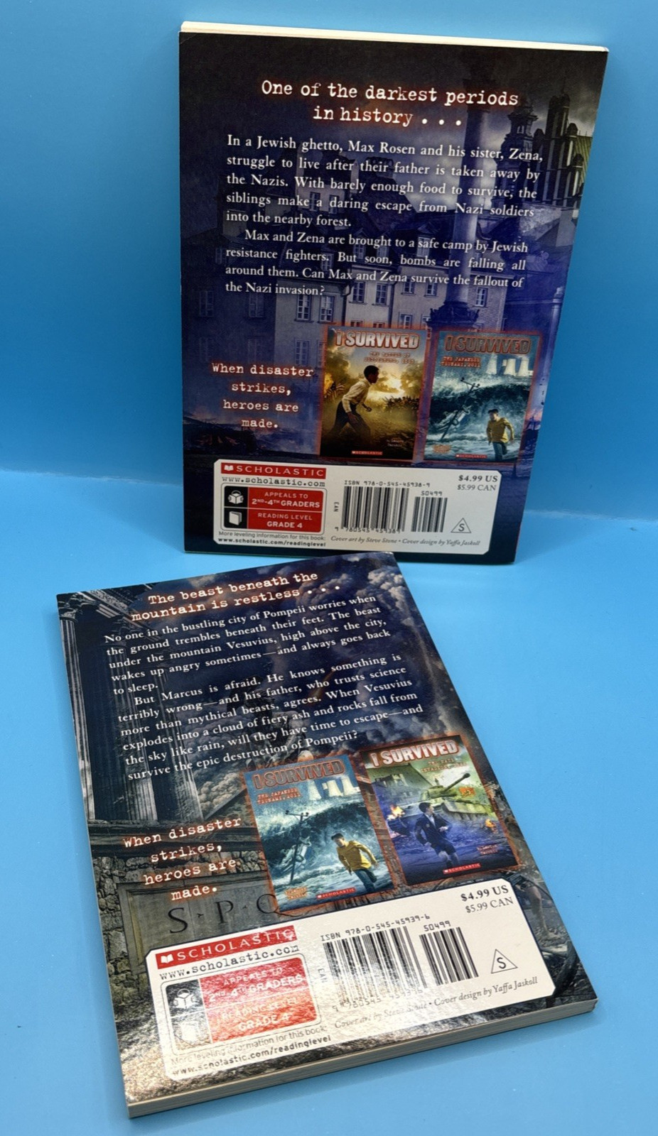 2010s Lot of 15 « I Survived » Scholastic Chapter Paperback Books- New, Never Read