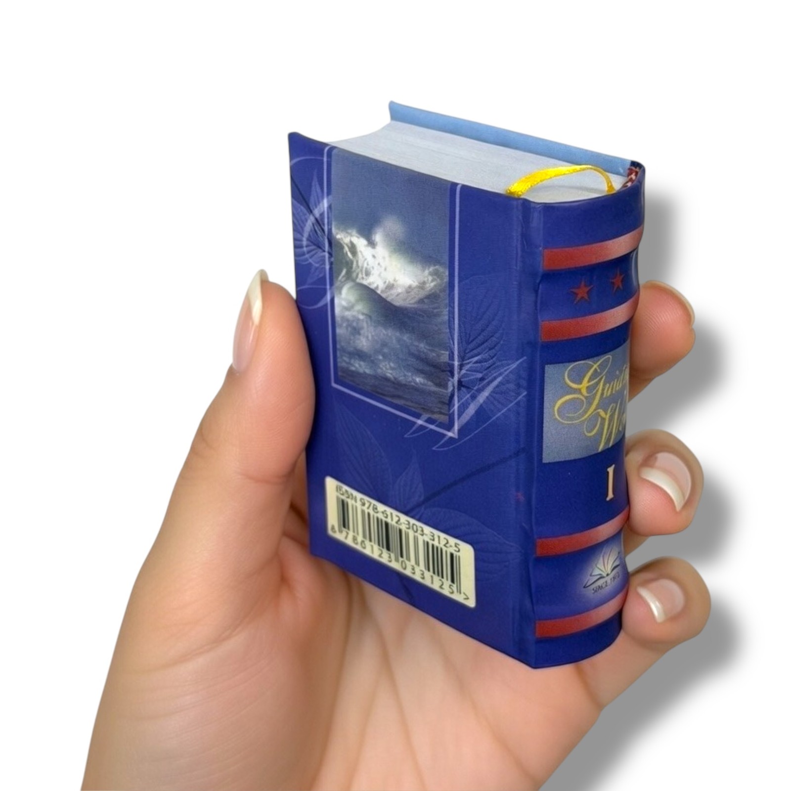 new Guiding Words mini book 2.60&Prime; hardcover 430 pages easy read ribbed spine