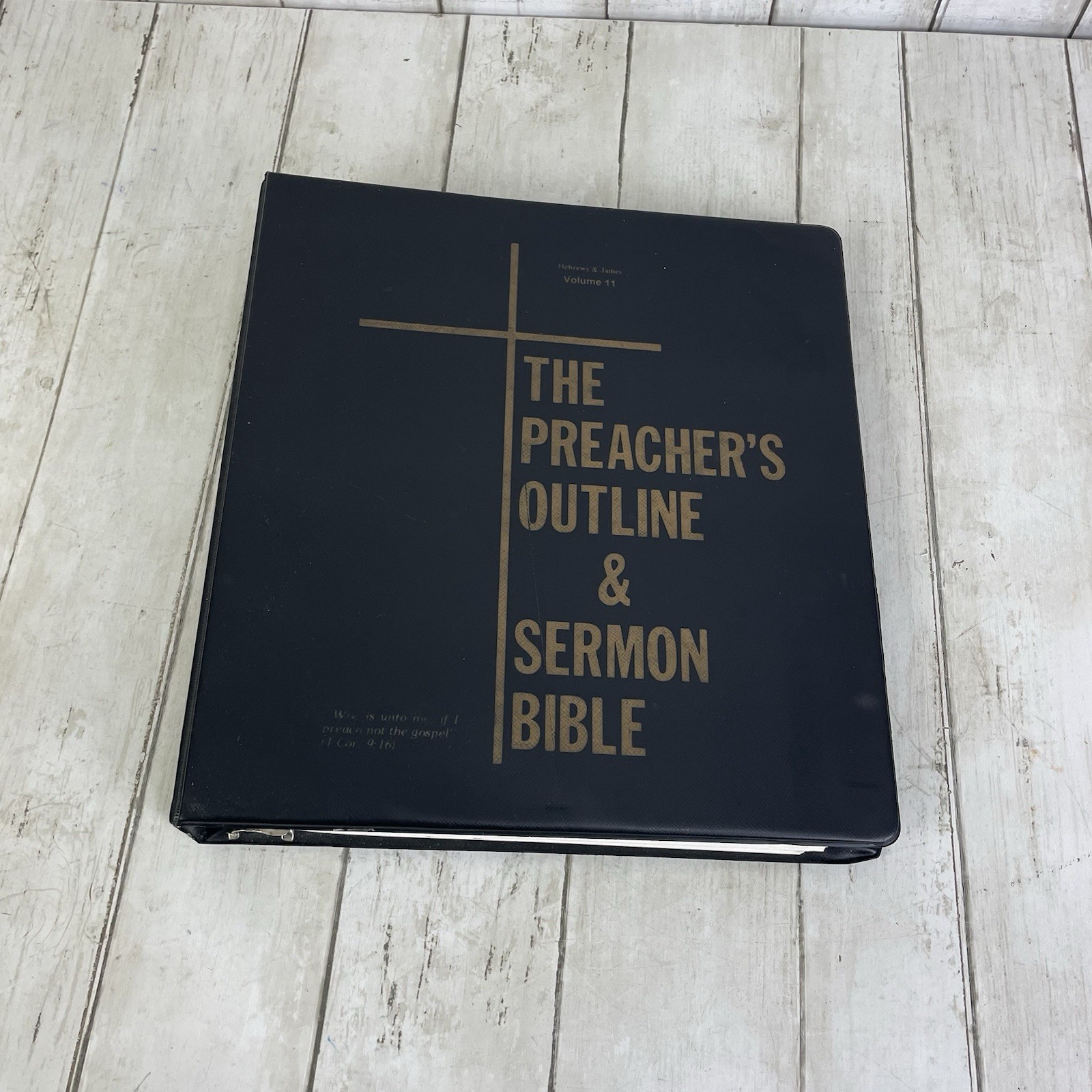 Preacher&rsquo;s Outline & Sermon Bible KJV 3-Ring Binder – Hebrews & James Vol 2