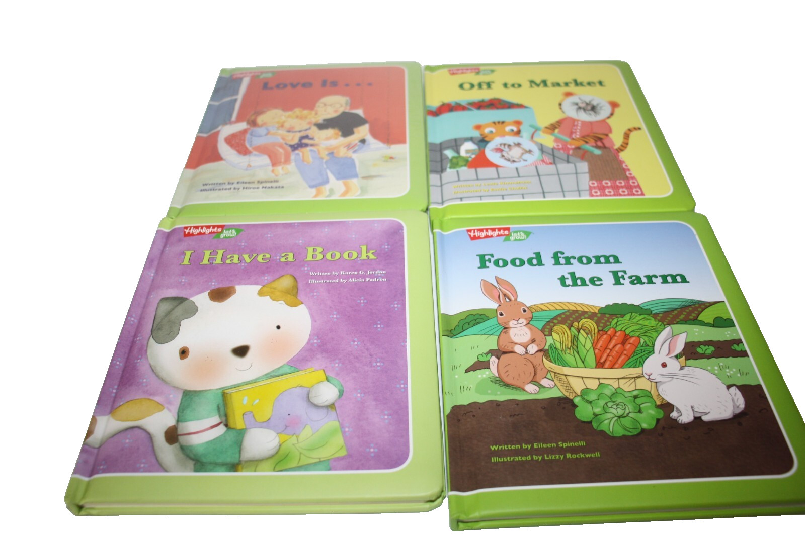 Highlights Let&rsquo;s Grow Childrens Books Lot Of 4 Soft Cover Board Books Learning
