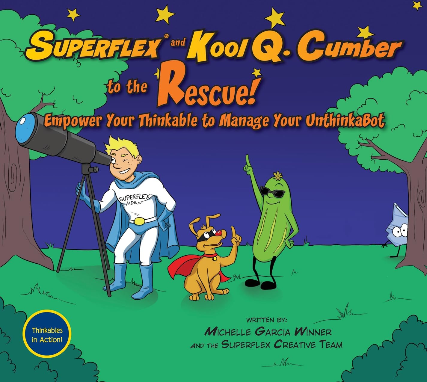 Superflex and Kool Q. Cumber to the Rescue! [Staple Bound] Michelle Garcia Winn