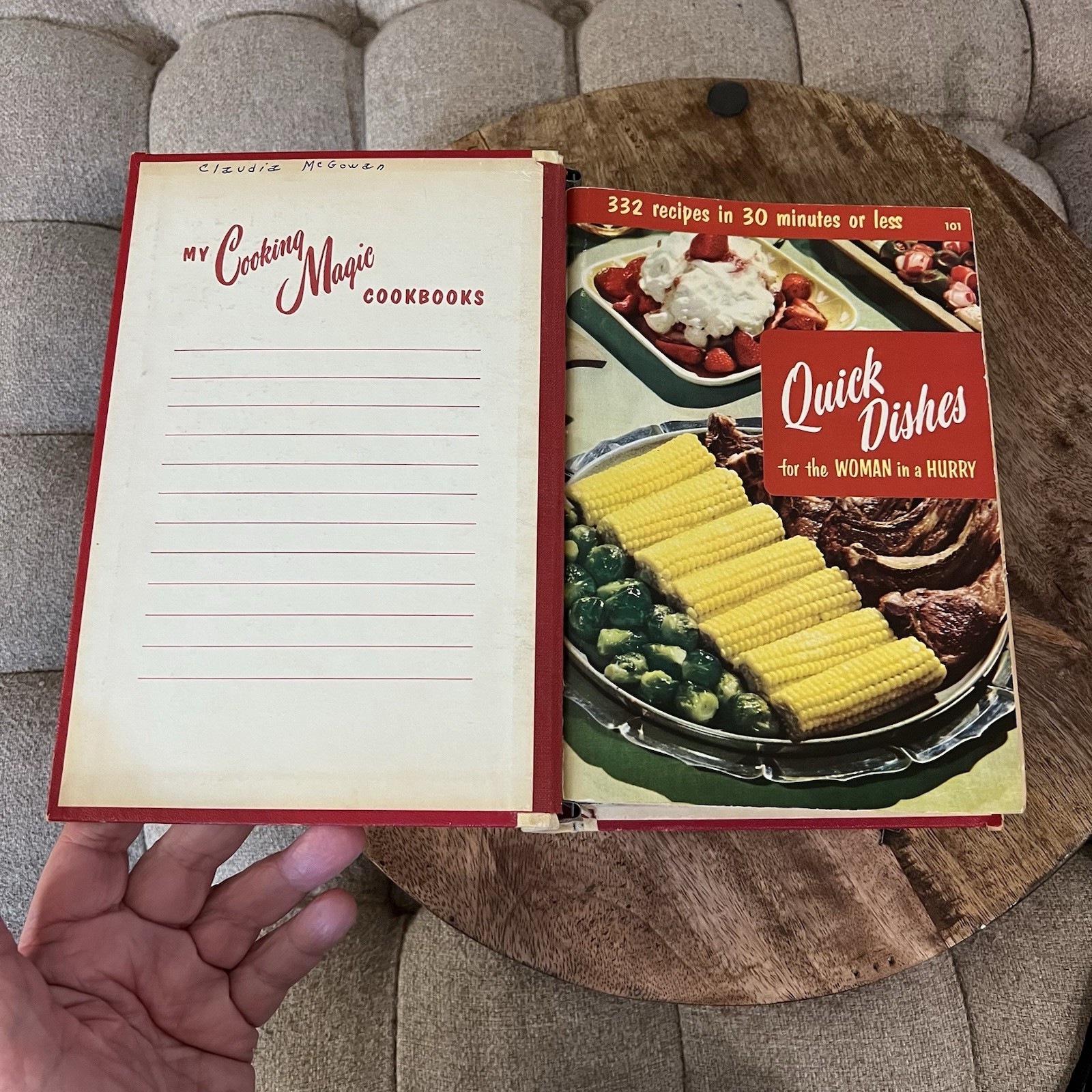 Cooking Magic Step by Step Cookbooks Culinary Arts Institute 12 in Binder 1950s