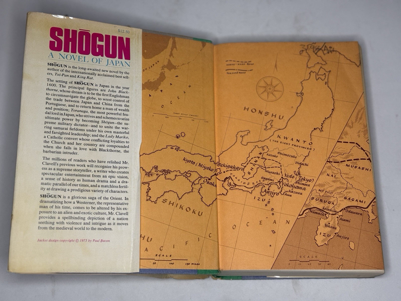 Shogun (1975) – James Clavell • TRUE First Edition / 1st Printing • Hardcover