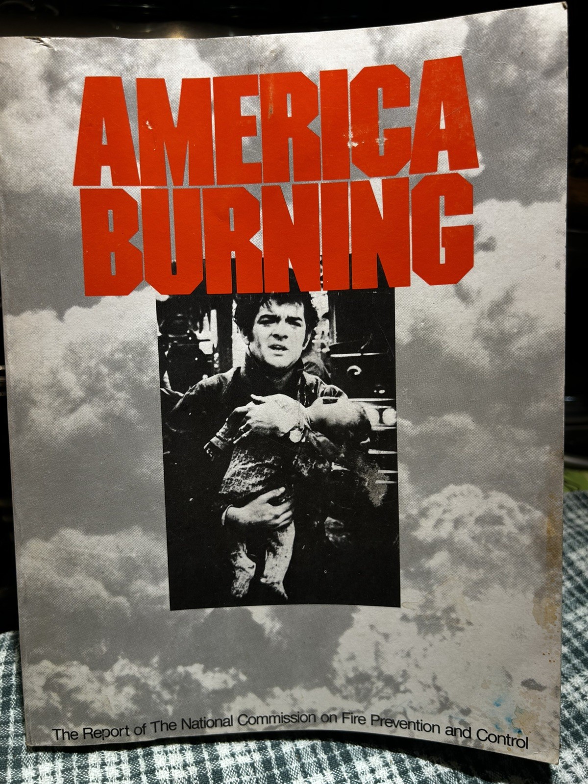 America Burning ~Fire Prevention And Control. USED. Read Full Description Please