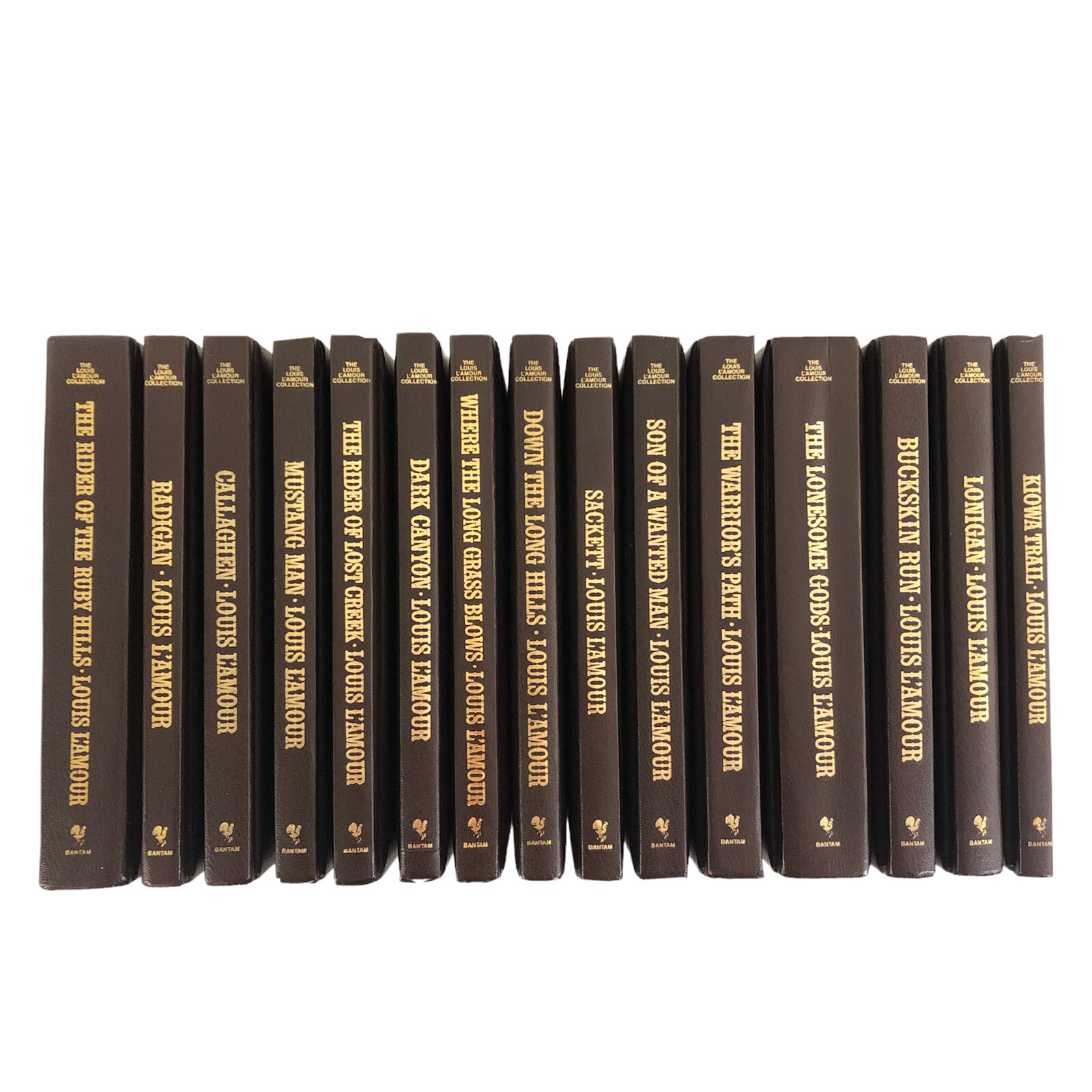 THE LOUIS L&rsquo;AMOUR COLLECTION Western Fiction Hardcover Leatherette Bantam Books